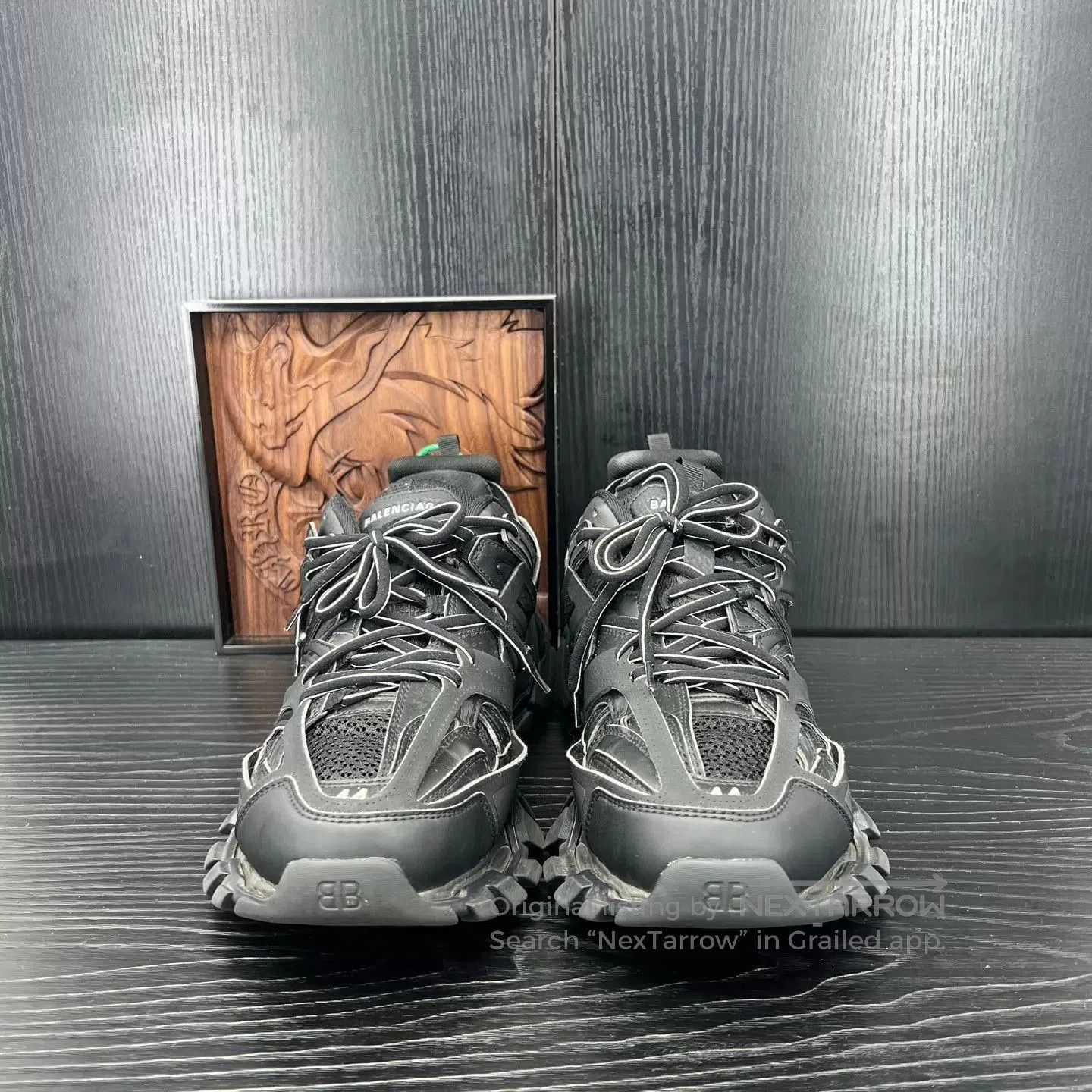 Balenciaga Black Chunky Sneakers with Thick Sole Size 11. Size US 11 / EU 44 - 4 Thumbnail