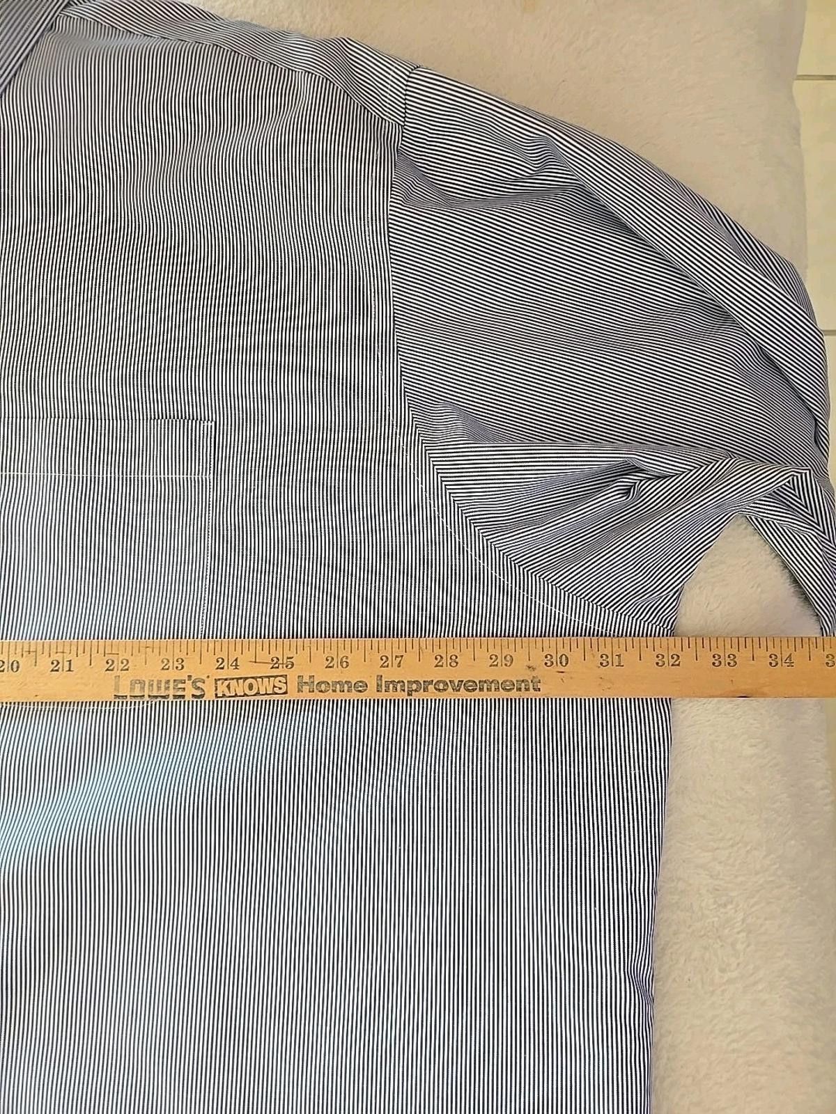 Other WILKES & RILEY Mens Classic Fit Dress Shirt 20 x 37 Supima Size 54R - 6 Thumbnail