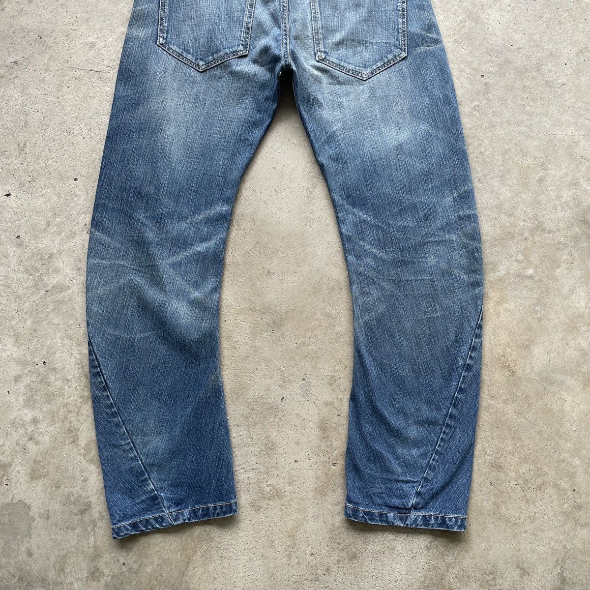 Japanese Brand Vintage Beams Heart Faded Jeans Distressed Denim Pants W30 Size US 30 / EU 46 - 10 Thumbnail