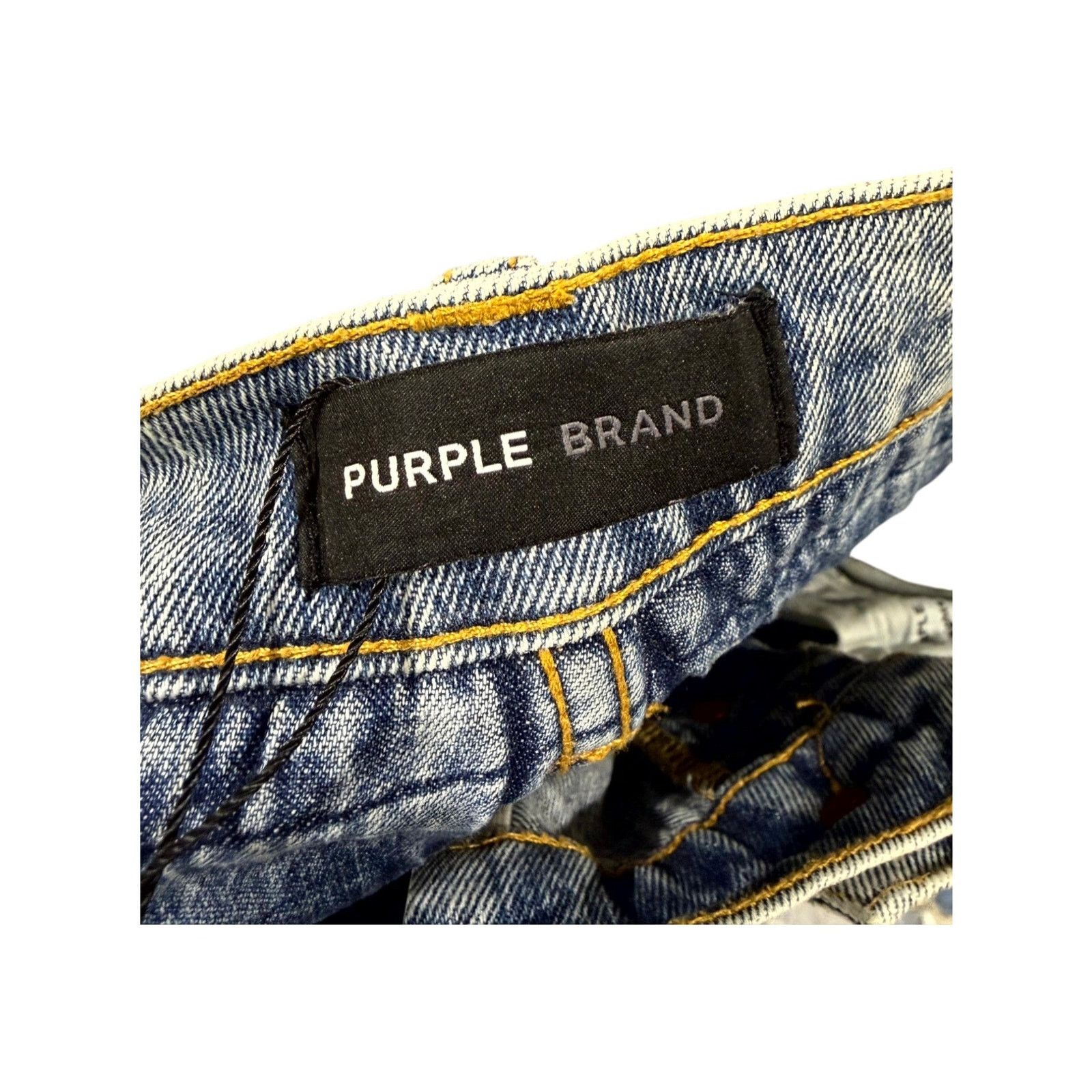 Purple Brand Purple Brand Reworked Light Wash Jeans Size US 31 - 5 Thumbnail