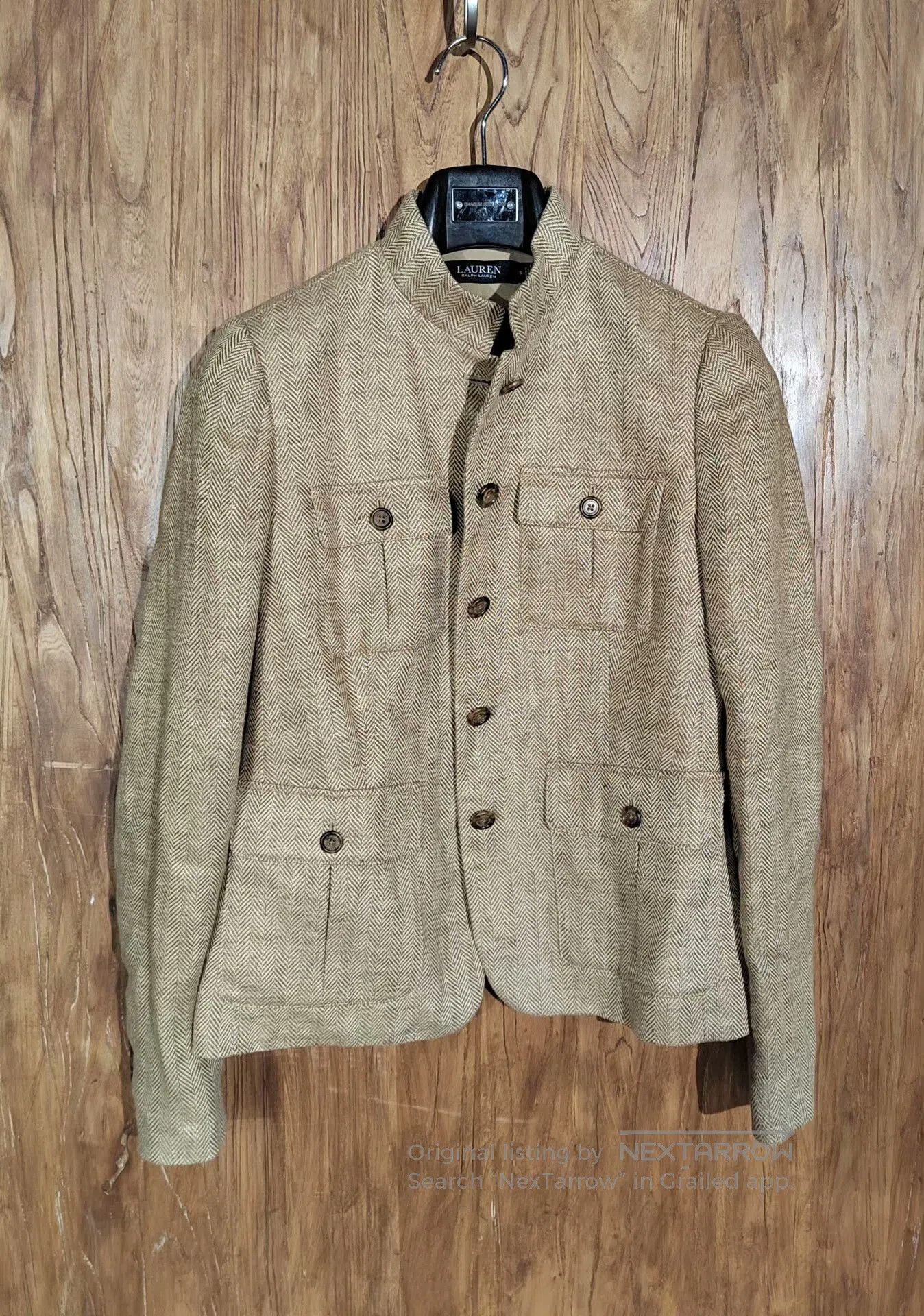 Ralph Lauren Purple Label Ralph Lauren Houndstooth Jacket. Size US M / EU 48-50 / 2 - 2 Thumbnail