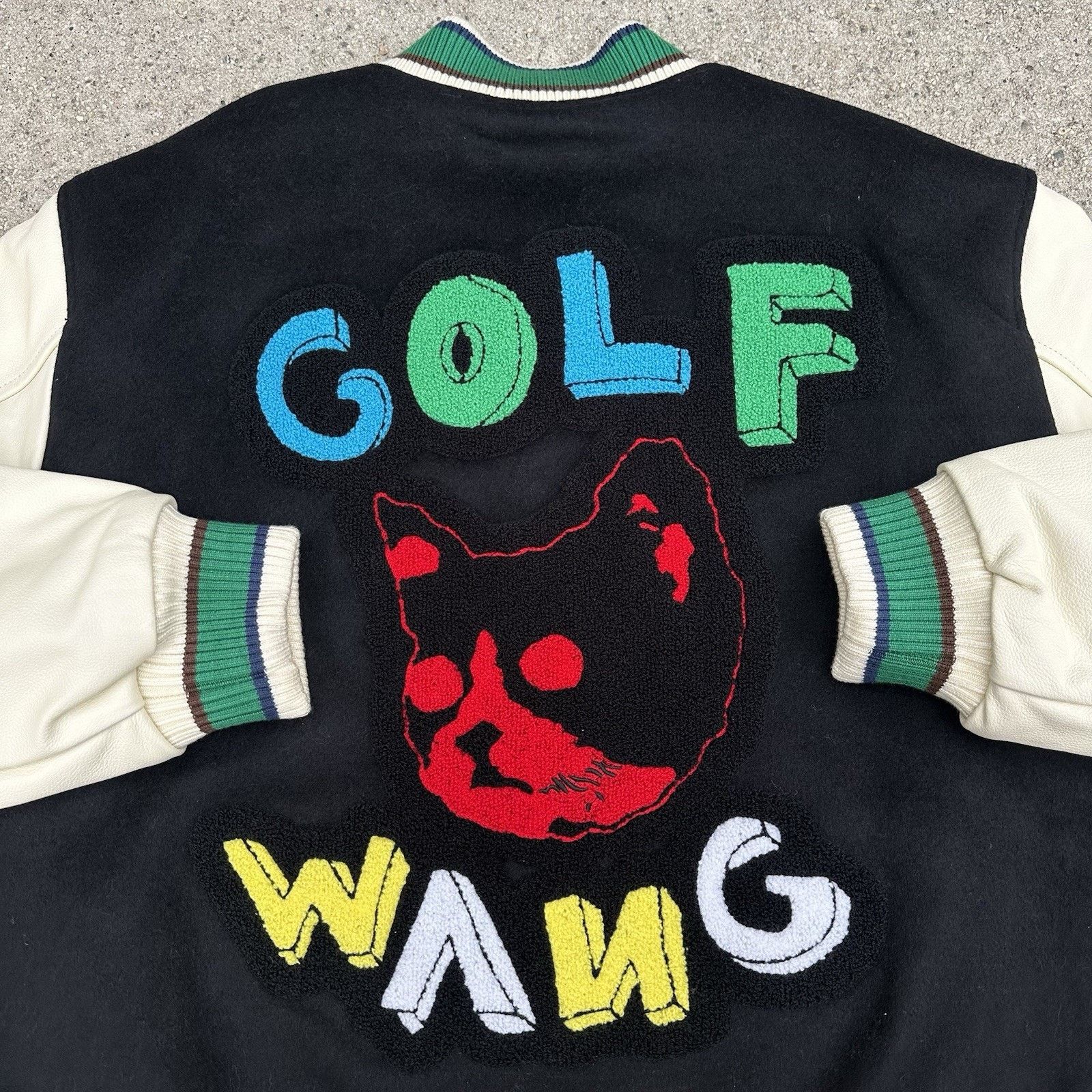 Golf Wang × Hypebeast × Tyler The Creator Golf Wang 10th Anniversary Letterman Varsity Jacket Size US L / EU 52-54 / 3 - 2 Thumbnail