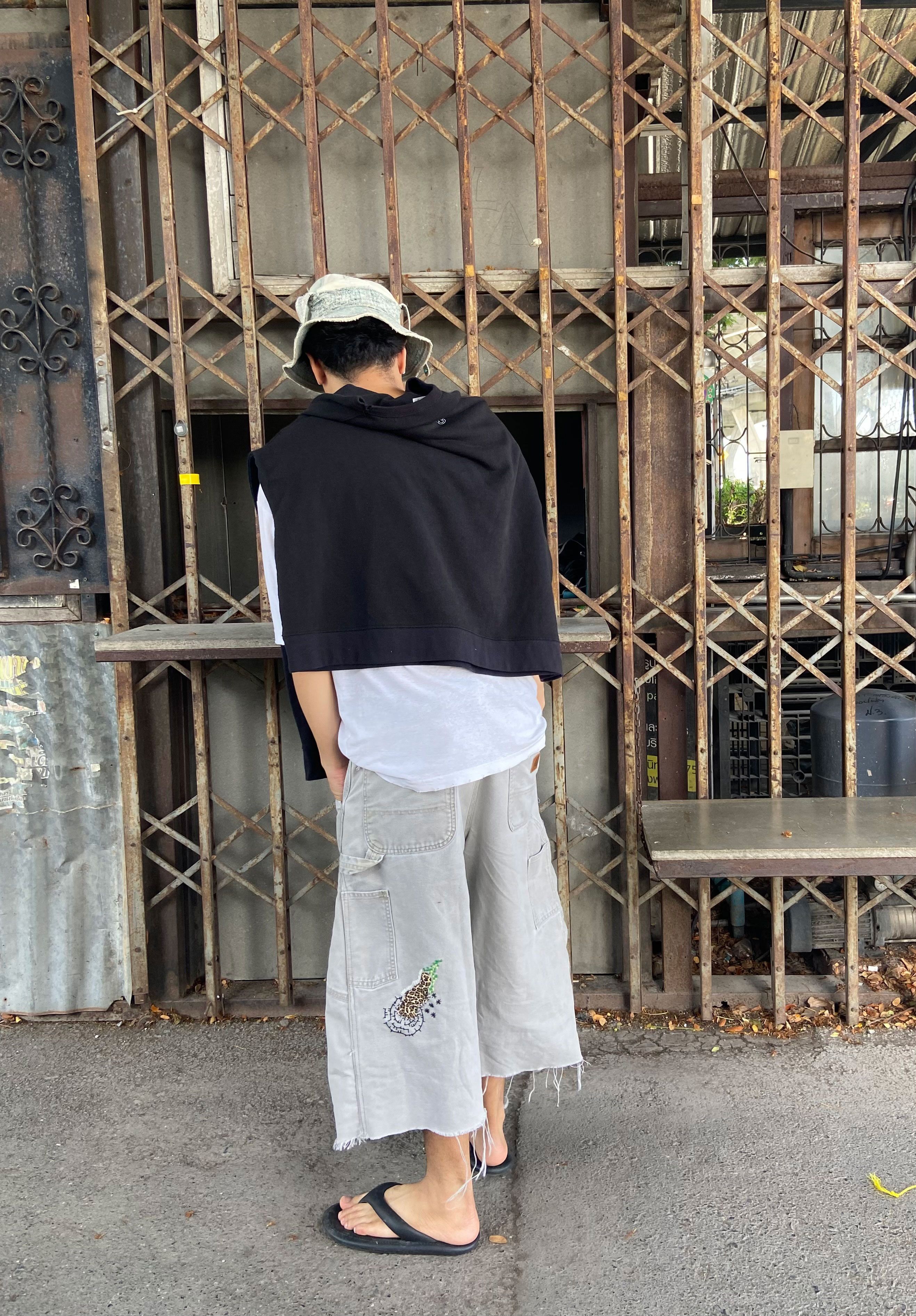 Japanese Brand Boro Patchwork Carhartt Carpenter Size US 34 / EU 50 - 16 Thumbnail