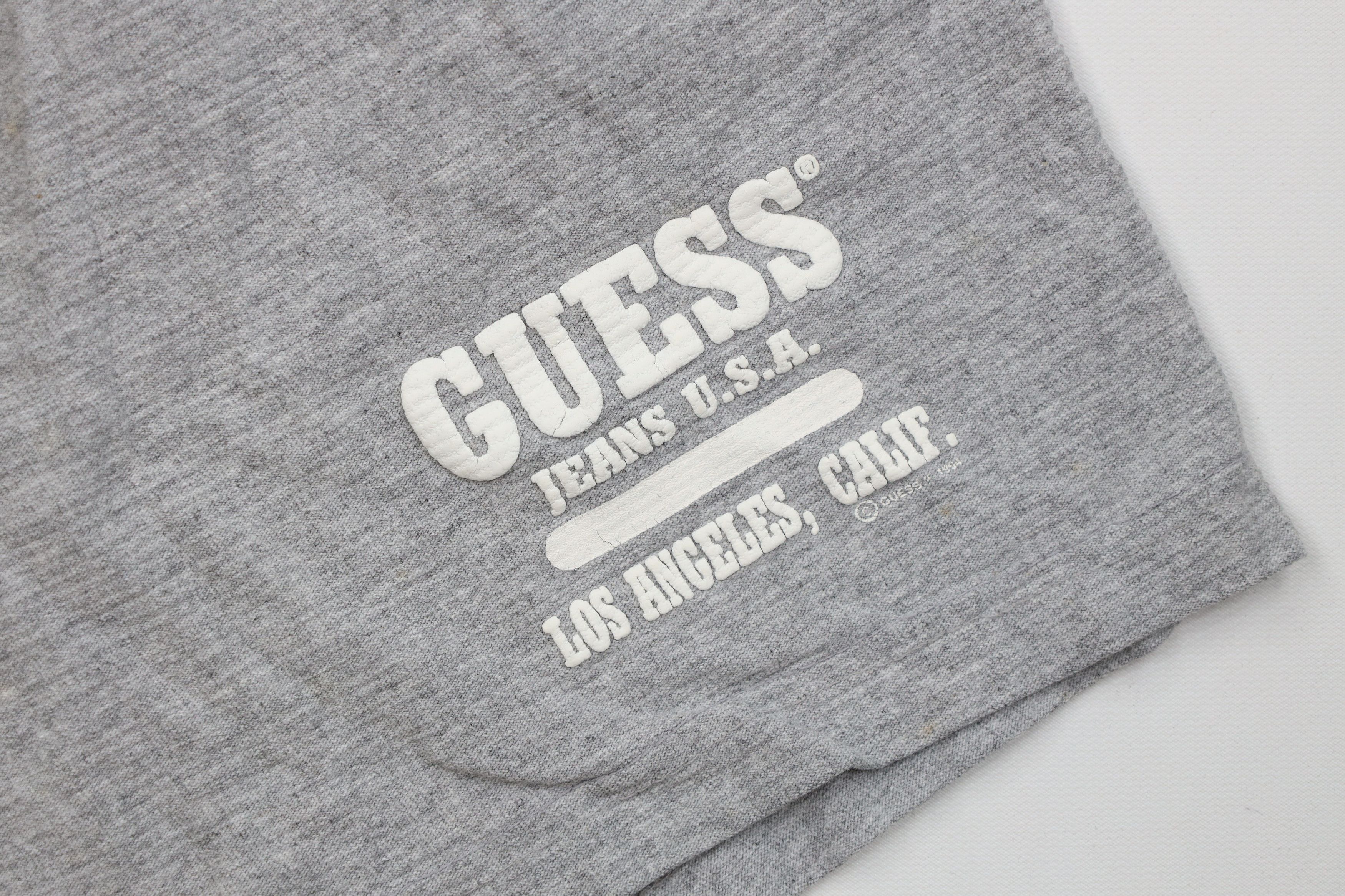 Guess Vintage 90s Guess Spell Out Puff Paint Above Knee Shorts USA Size US 32 / EU 48 - 5 Thumbnail