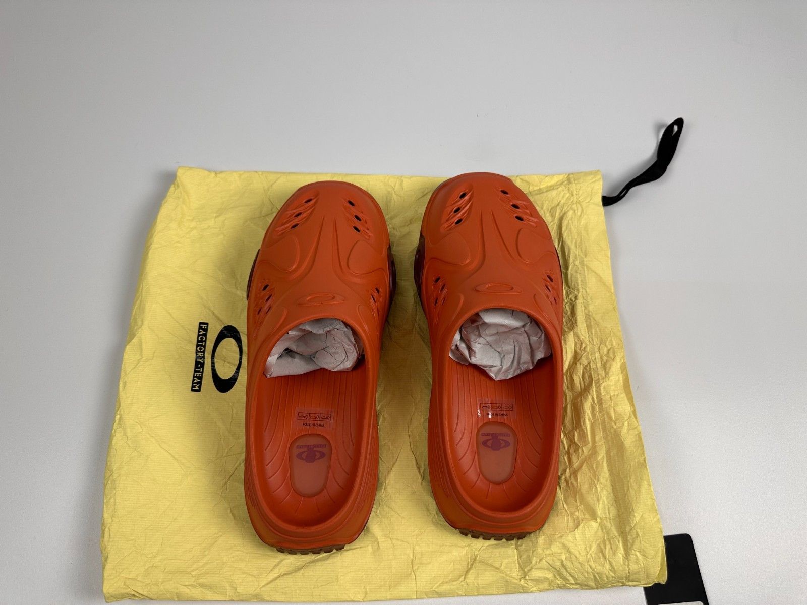 Oakley Oakley Factory Team Brain Dead Paguro slide Rust Orange US8 Size US 8 / EU 41 - 7 Thumbnail