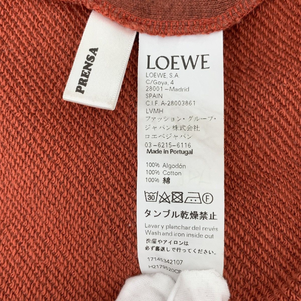 Loewe Loewe Red Logo Letter Intarsia Long Sleeve Knitwear K26WX Size M / US 6-8 / IT 42-44 - 7 Thumbnail