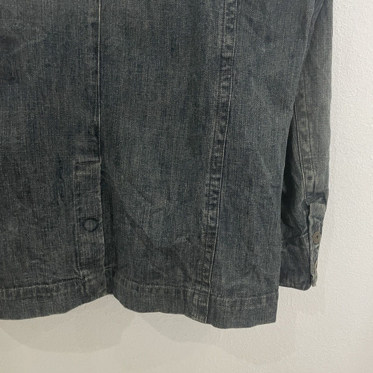 Japanese Brand Vintage Burning Violet Denim Jacket Size US L / EU 52-54 / 3 - 8 Thumbnail