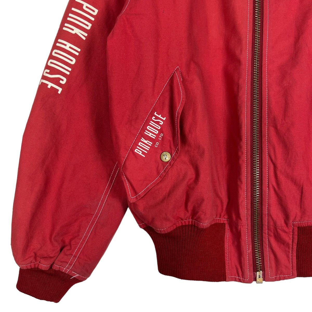 Pink House 🔥 PINK HOUSE CHECK LINING BOMBER JACKET Size US M / EU 48-50 / 2 - 4 Thumbnail