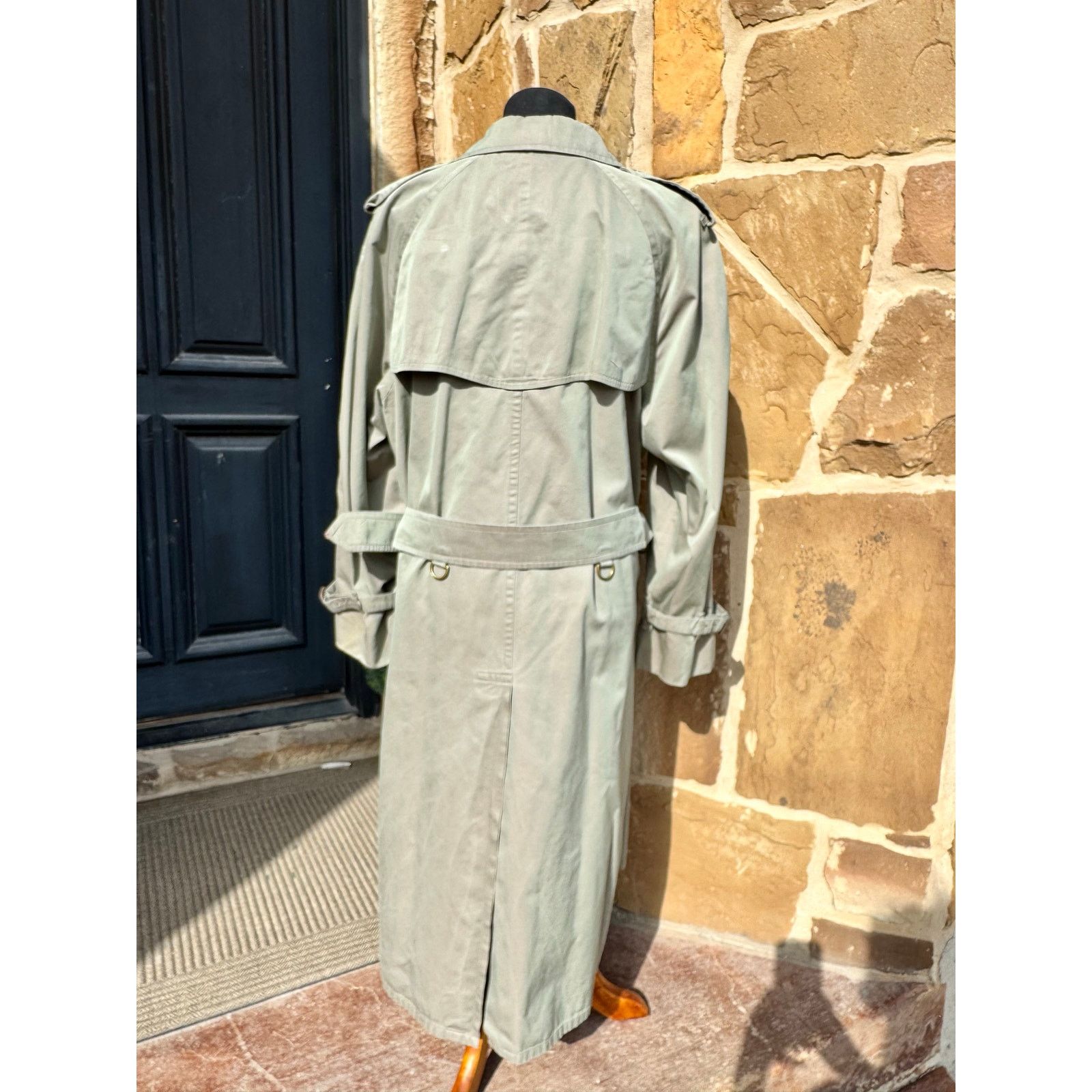 Burberry Burberrys Men's Trench Coat Iconic Vintage 100% Cotton Size US XL / EU 56 / 4 - 3 Thumbnail