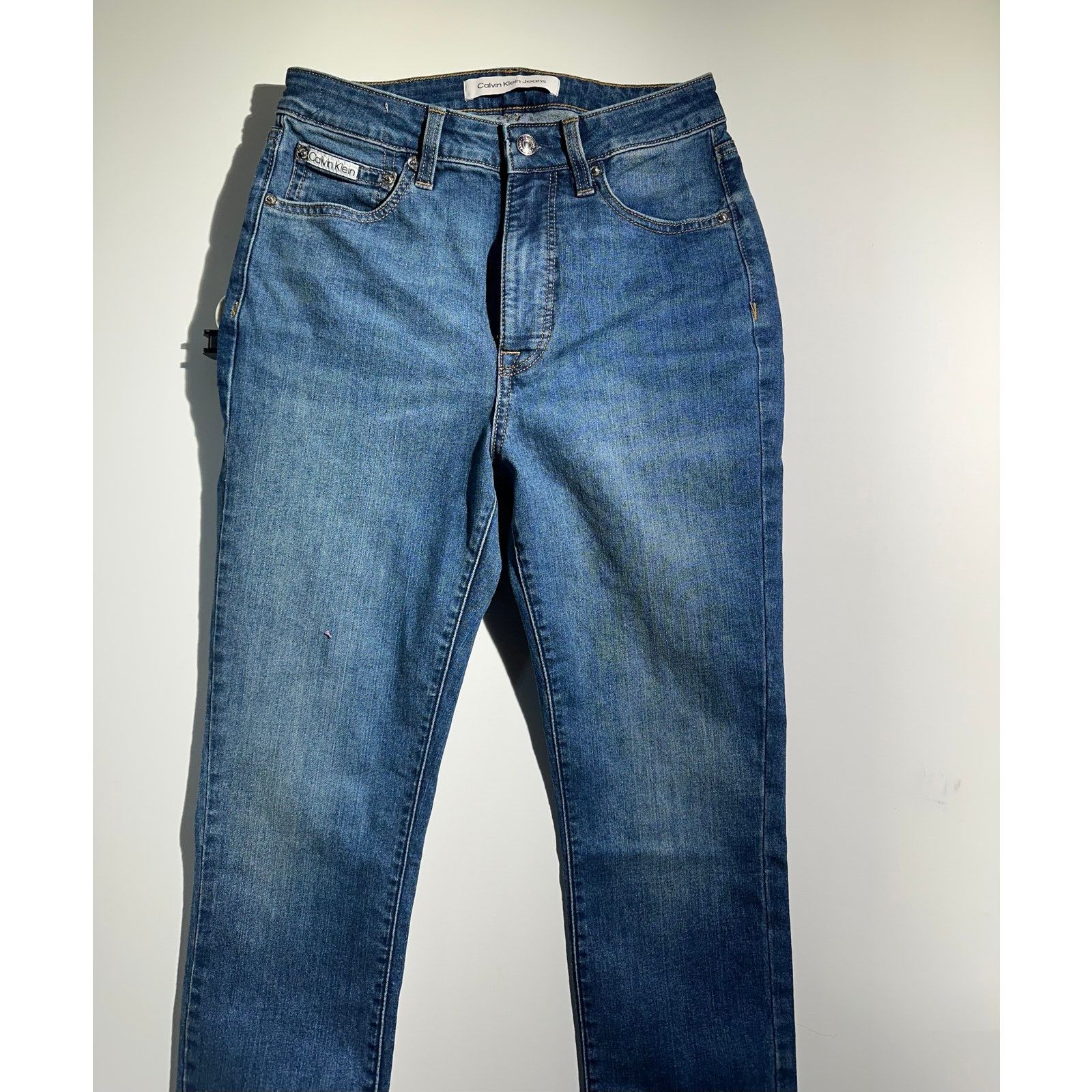 Calvin Klein NavyBlue Calvin Klein Jeans NWT Size29 HighRise skinny Ankle Size 29" - 3 Thumbnail