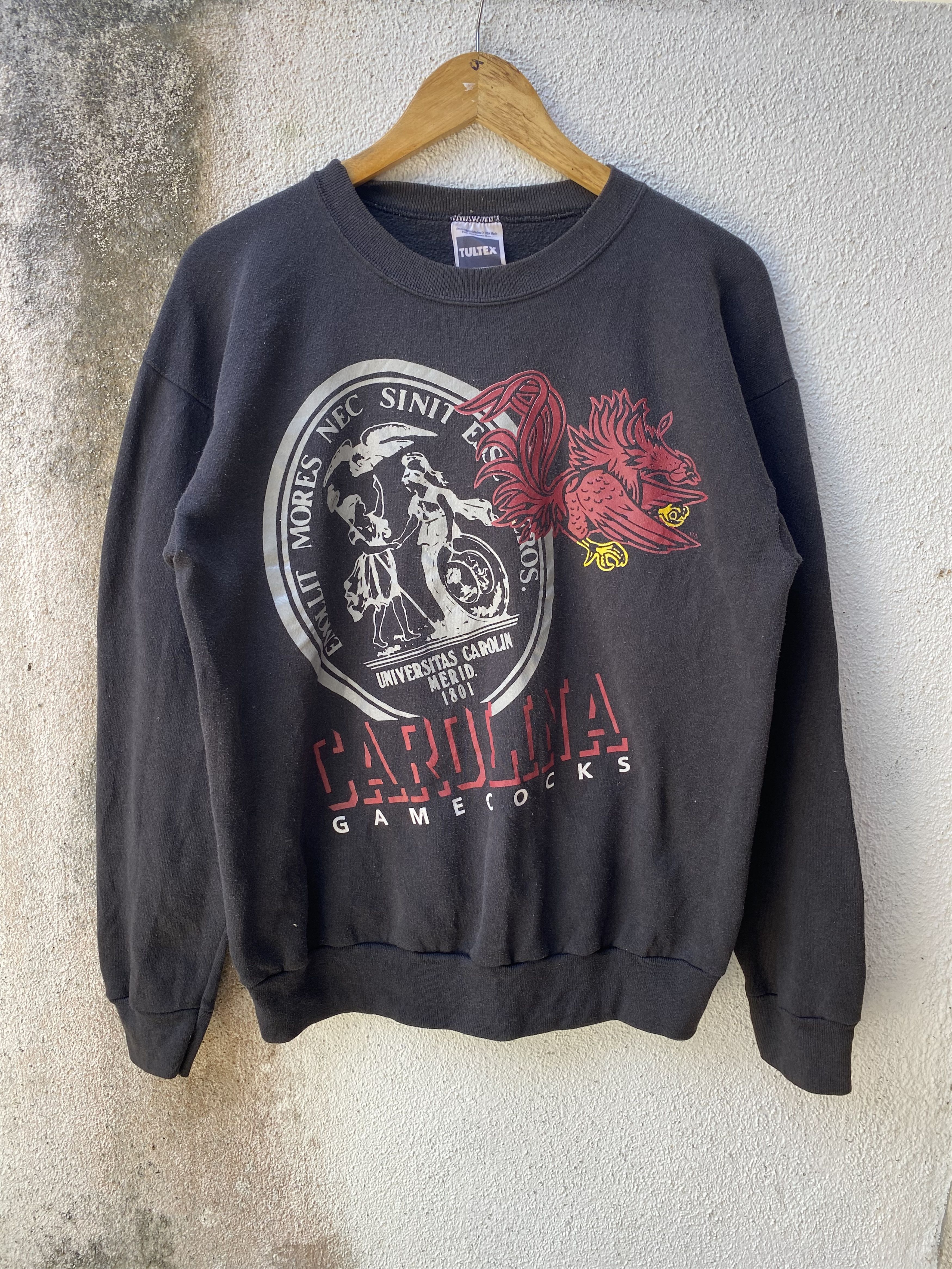 Vintage Vintage University Carolina Gamecock Pullover Sweatshirt Size US L / EU 52-54 / 3 - 1 Thumbnail