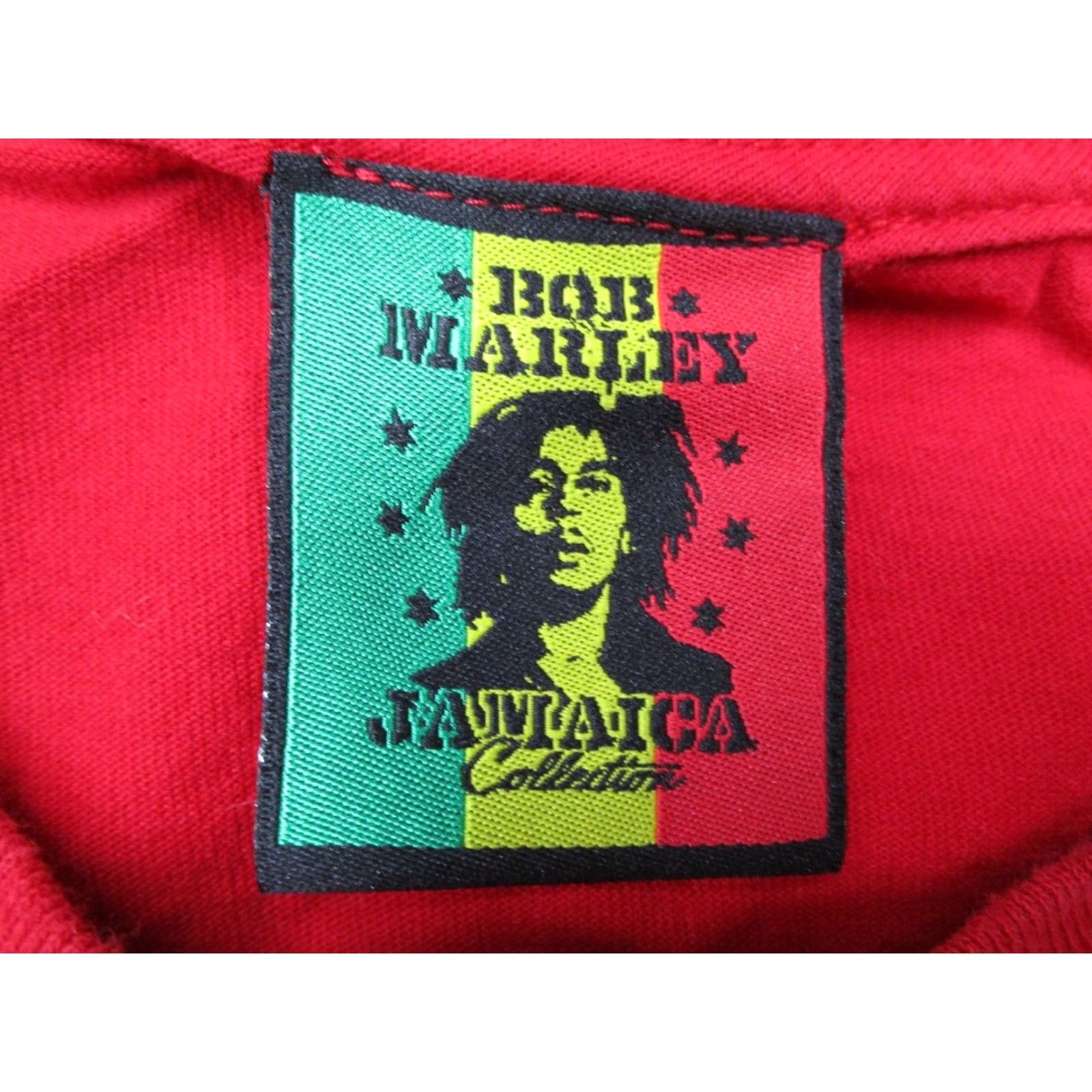 Vintage VINTAGE Bob Marley T-Shirt Men XL Red Short Sleeve Music Retro Jamaica Collection Size US XL / EU 56 / 4 - 3 Thumbnail