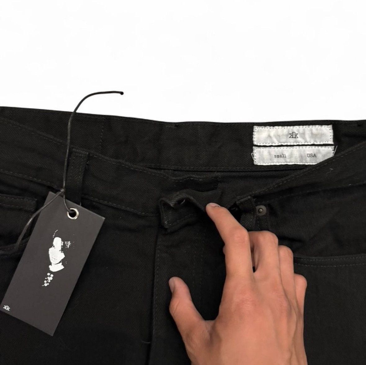 Carhartt Ktwo Studios 14.5oz Bootcut Black Selvedge Size US 30 / EU 46 - 3 Thumbnail