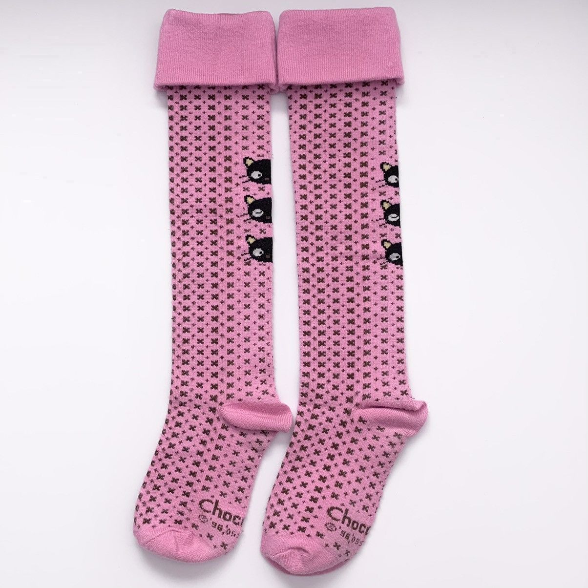 Vintage Rare 2005 Chococat pink knee high socks Size ONE SIZE - 5 Thumbnail