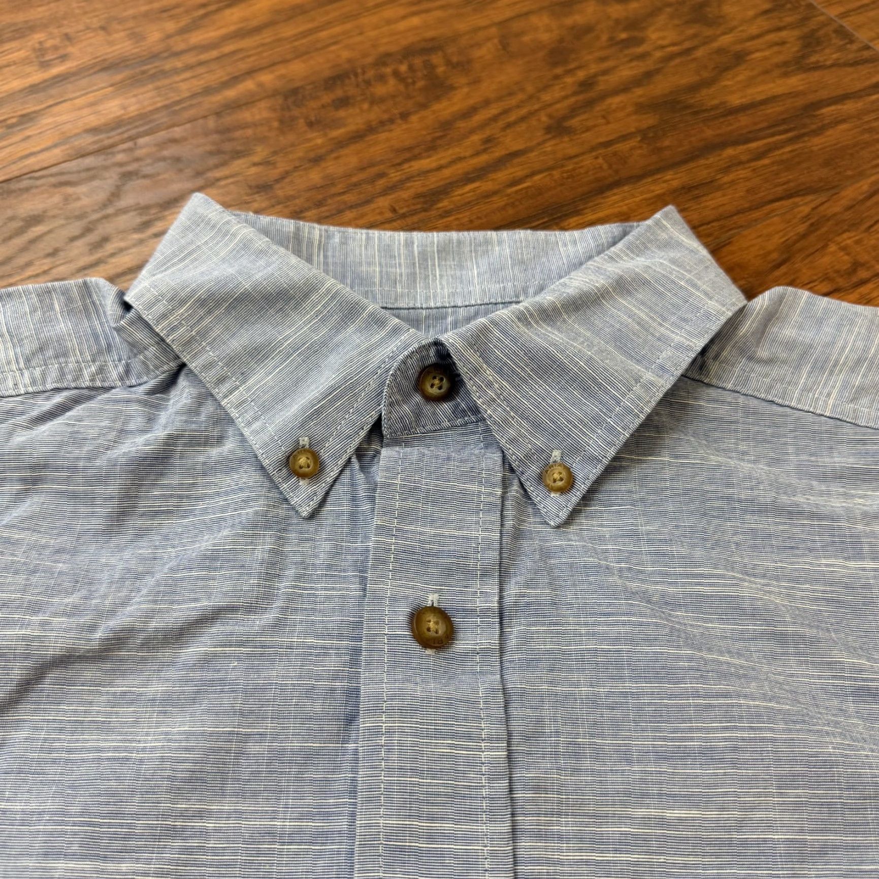 Ariat Ariat Shirt Button-Up Long Sleeve Blue L Cotton Western Casual Pocket Modern Size US L / EU 52-54 / 3 - 5 Thumbnail