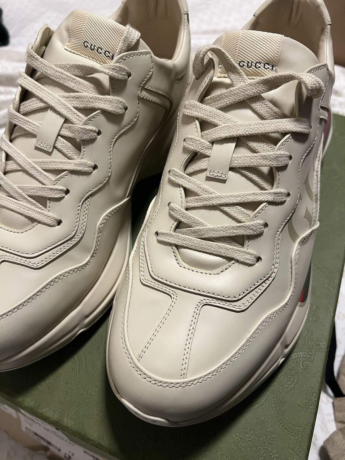 Gucci Gucci Rhyton Sneakers “Apollo Gucci Print”. Size US 12 / EU 45 - 9 Thumbnail