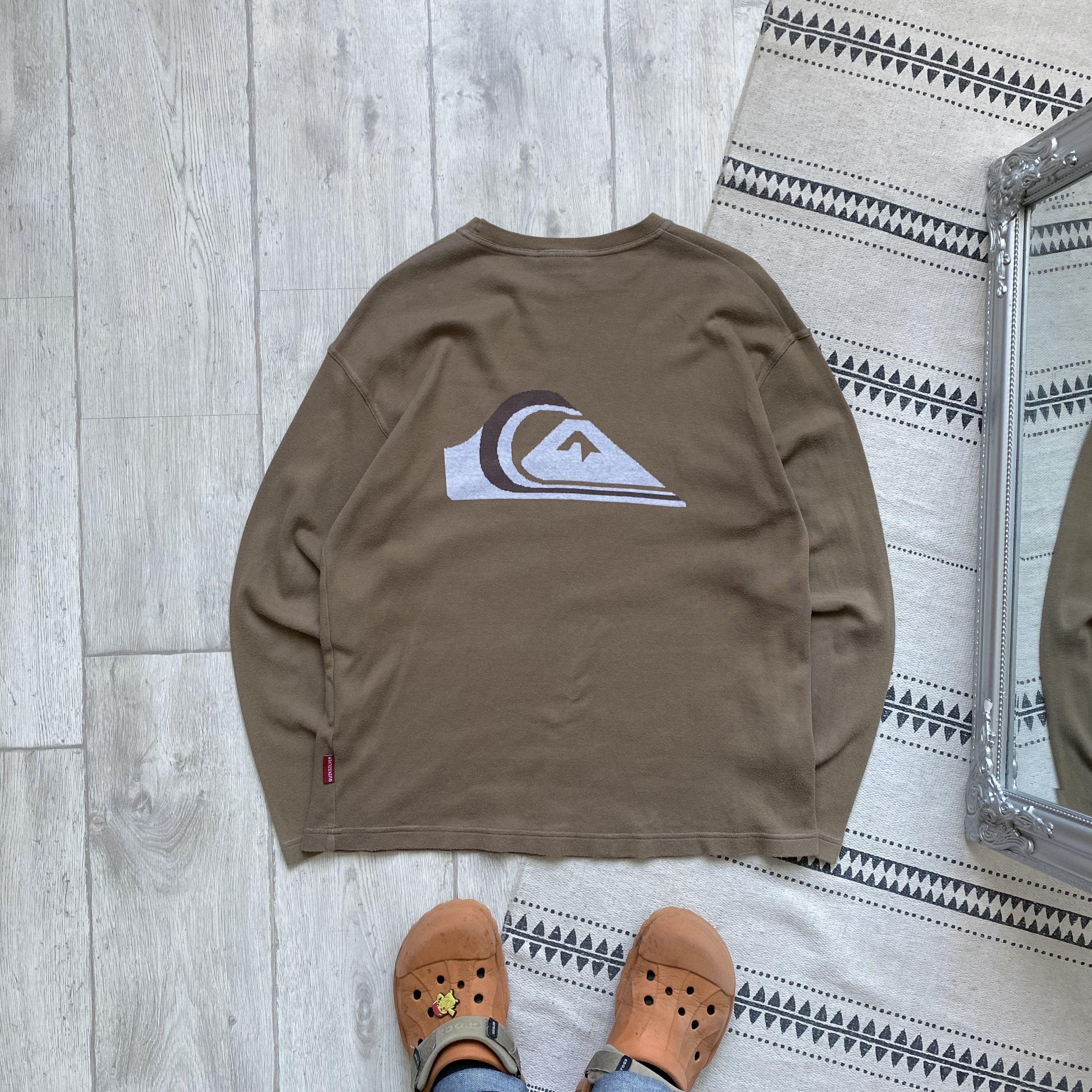 O'Neill 🏄🏼‍♂️ Knit Vintage 90s Quiksilver longsleeve center logo Size US M / EU 48-50 / 2 - 11 Thumbnail