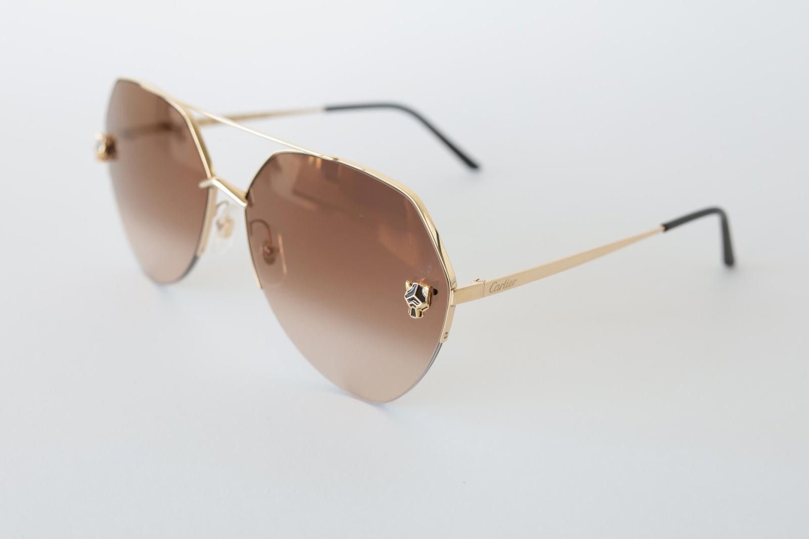 Cartier New Cartier eyewear optical sunglasses CT0355S 002 gold Size ONE SIZE - 1 Thumbnail