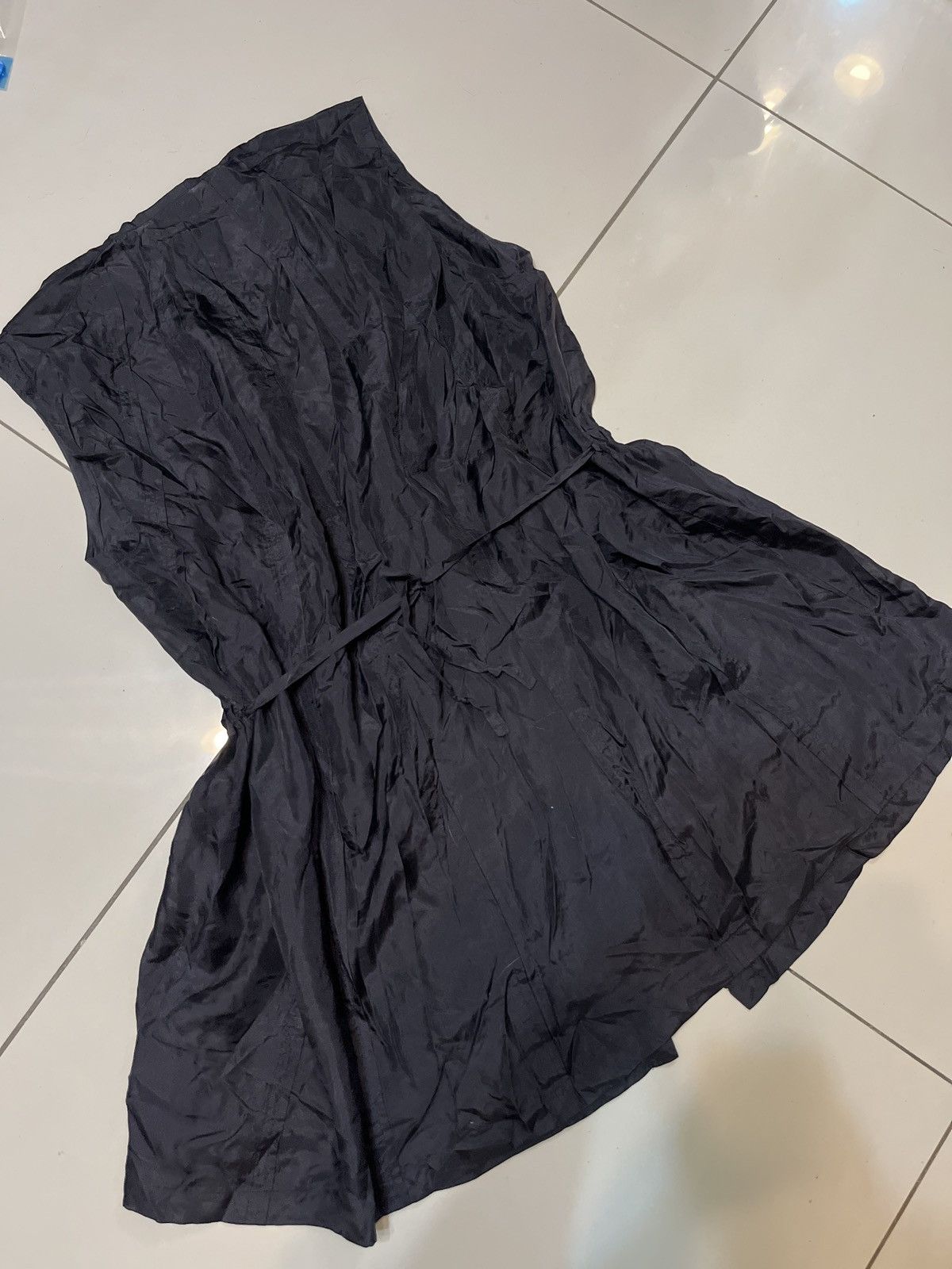 Dries Van Noten Dries Van Noten Sheer 100% Silk Sleeveless Mini Dress Size S / US 4 / IT 40 - 2 Thumbnail