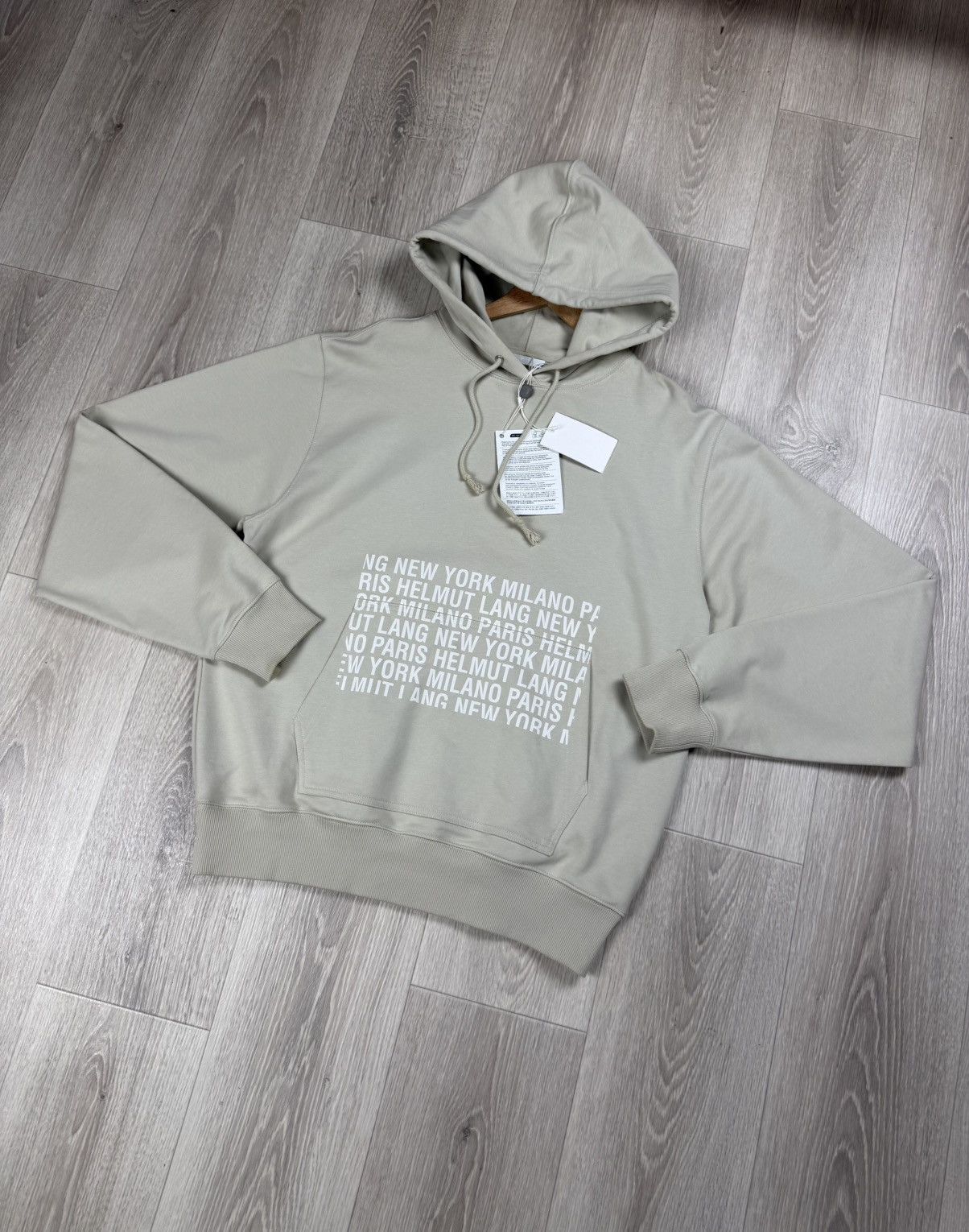 Helmut Lang HELMUT LANG Box Logo Hoodie Size L Size US L / EU 52-54 / 3 - 3 Thumbnail