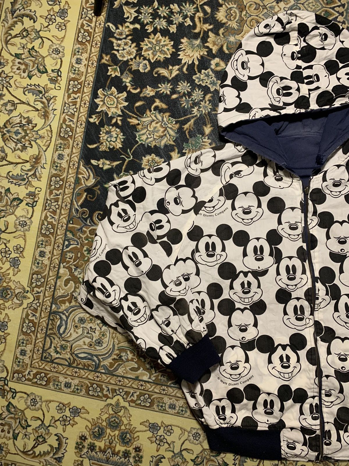 Disney × Mickey Mouse Rare Vintage Poppins Mickey Mouse Reversible Hoodie Size US M / EU 48-50 / 2 - 2 Thumbnail