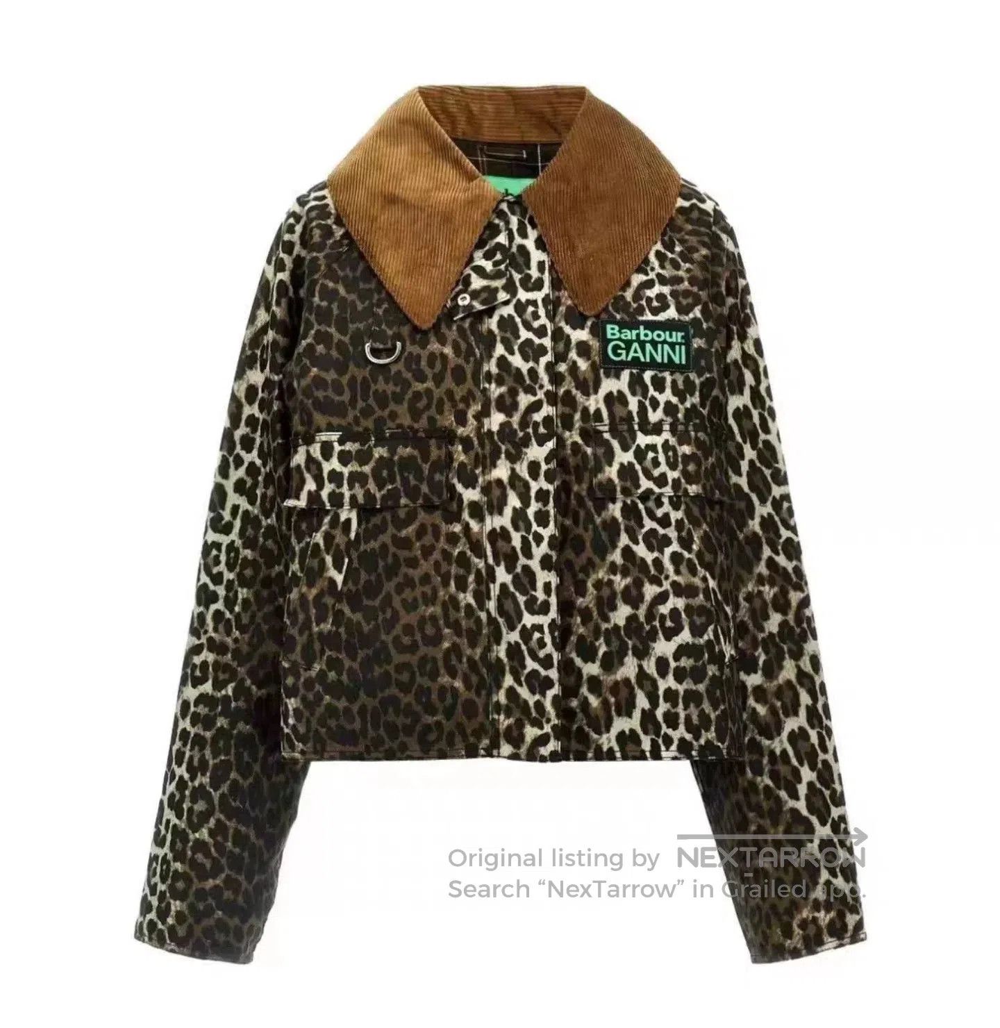 Barbour Barbour x GANNI Limited Edition Waxed Leopard Jacket. Size M / US 6-8 / IT 42-44 - 1 Thumbnail