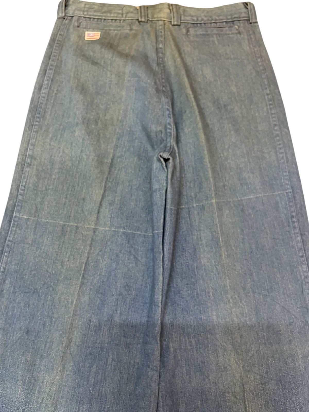 4GSELLER Vintage UFO Massive Flare Bell Bottom Denim Size US 27 - 6 Thumbnail