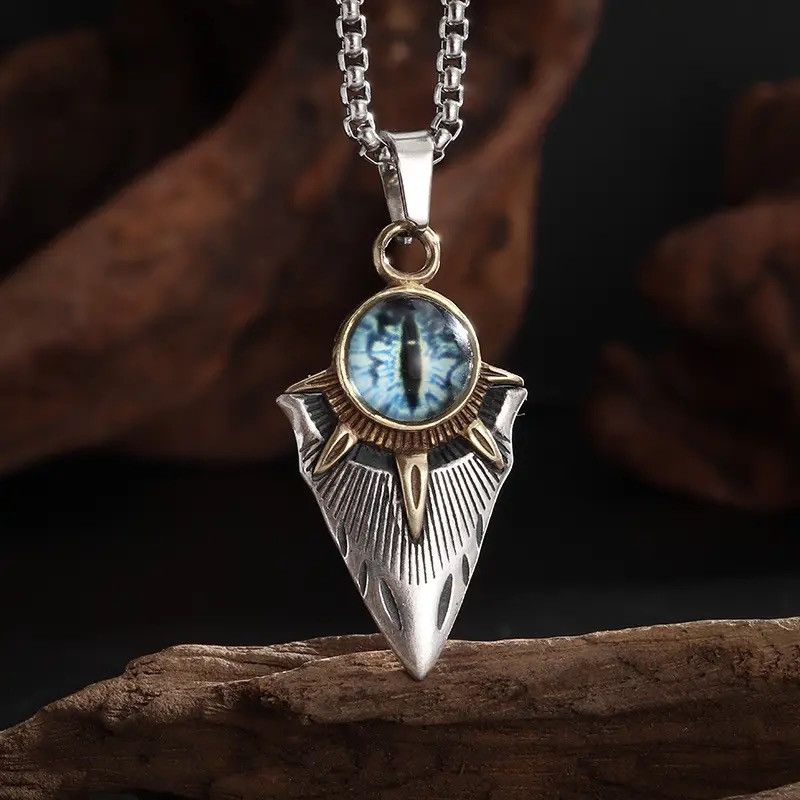 Jewelry Blue Evil Eye Devil Necklace Size ONE SIZE - 5 Thumbnail