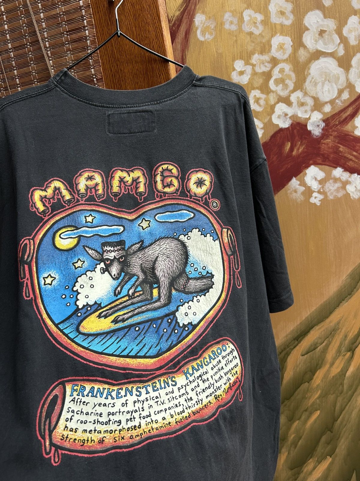 Mambo 1998 Mambo Loud Shirt Frankenstein Kangaroo Sun Faded Tee Size US XL / EU 56 / 4 - 4 Thumbnail