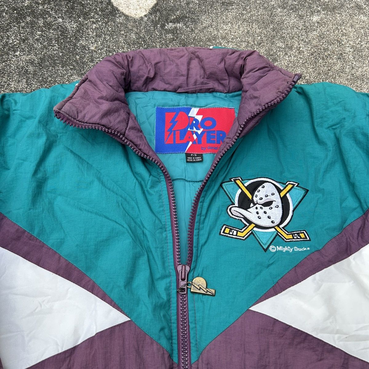 Starter Vintage 90s Anaheim Mighty Ducks Jacket NHL Starter Size US L / EU 52-54 / 3 - 2 Thumbnail