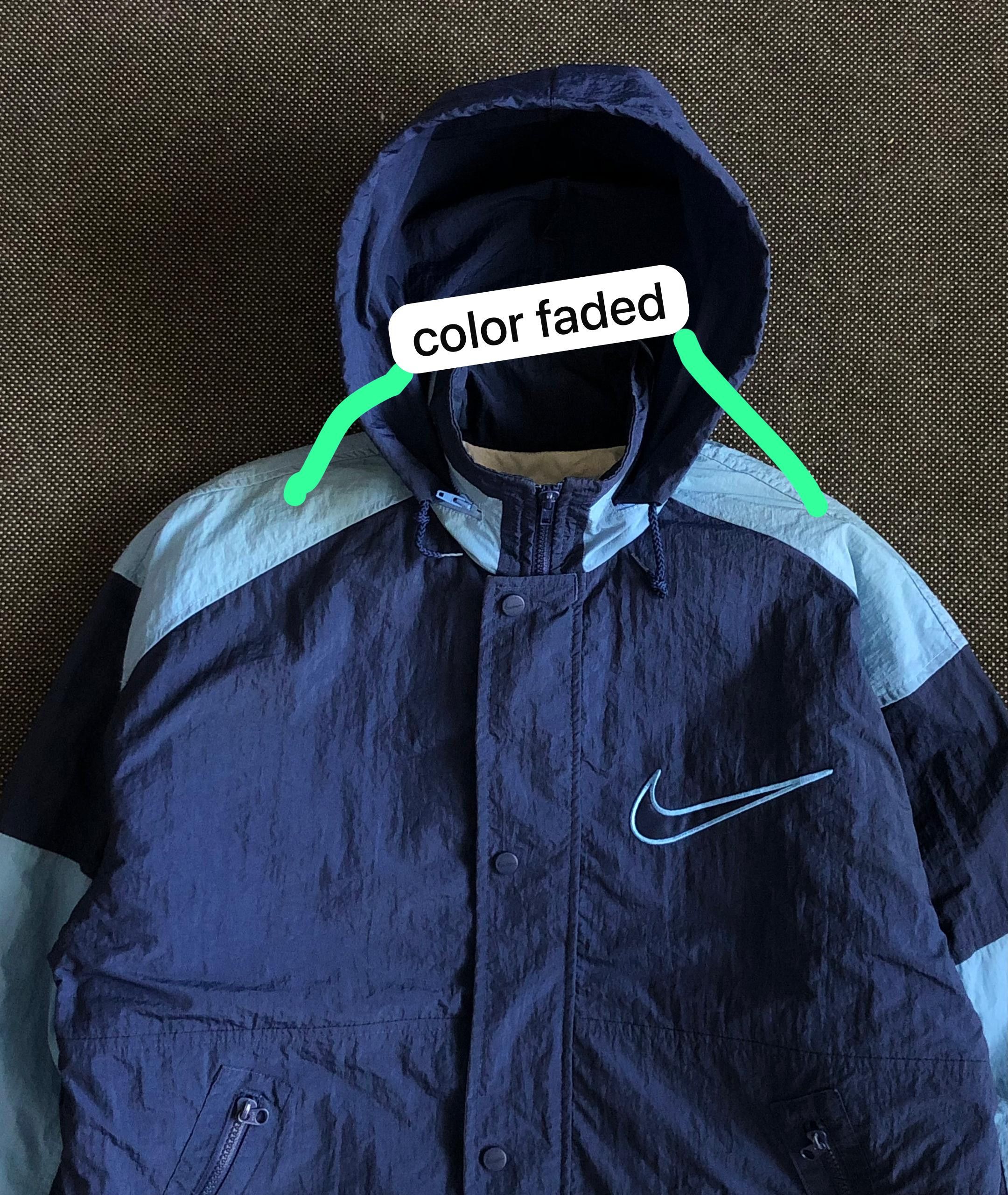 Nike × Vintage RARE🔥90’S NIKE BASKETBALL OVERSIZED HOODED JACKET Size US L / EU 52-54 / 3 - 6 Thumbnail