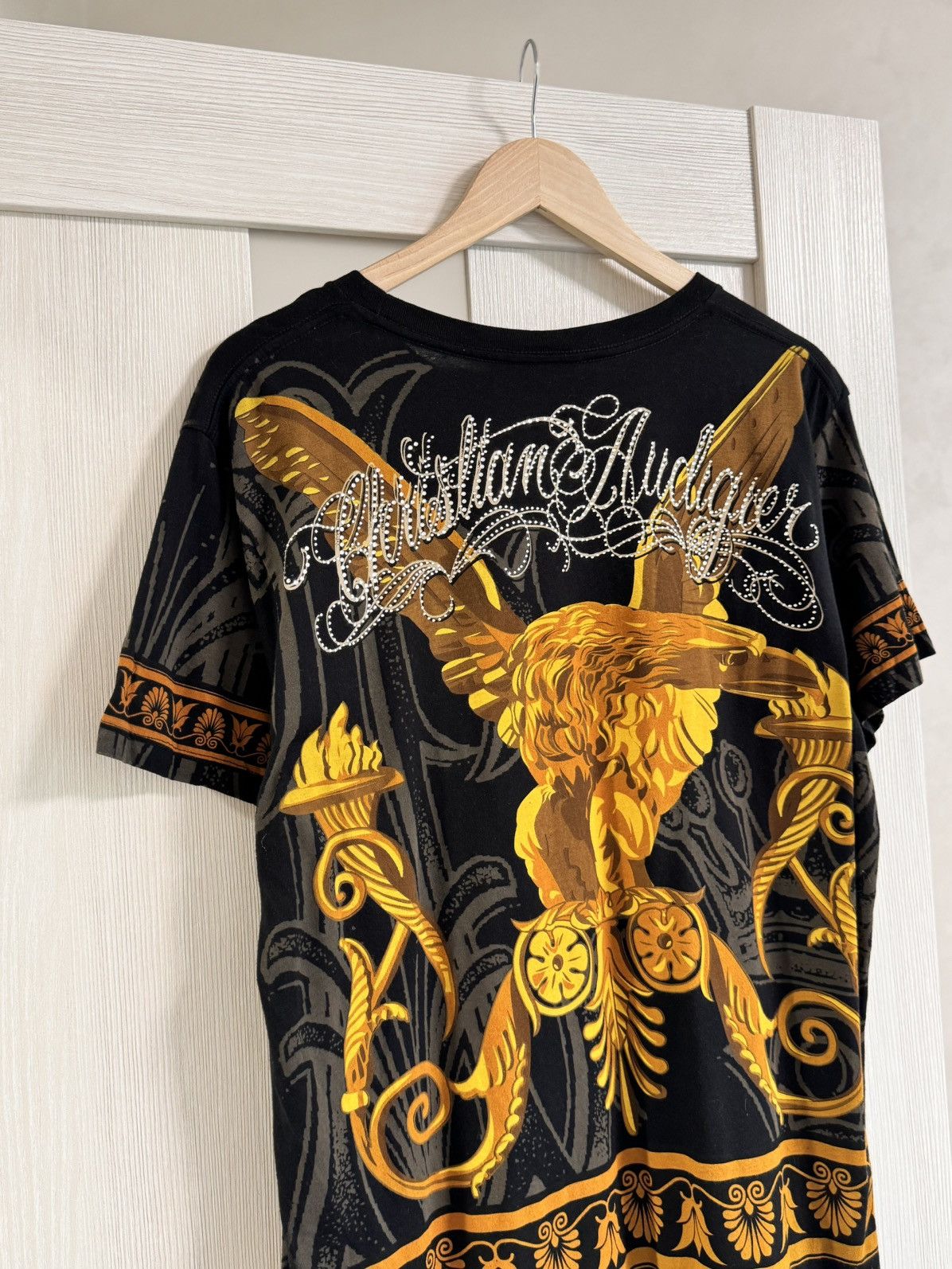 Christian Audigier × Ed Hardy × Vintage Hardy Tee Pantera Logo Y2K Christian Audigier Size L Size US L / EU 52-54 / 3 - 9 Thumbnail