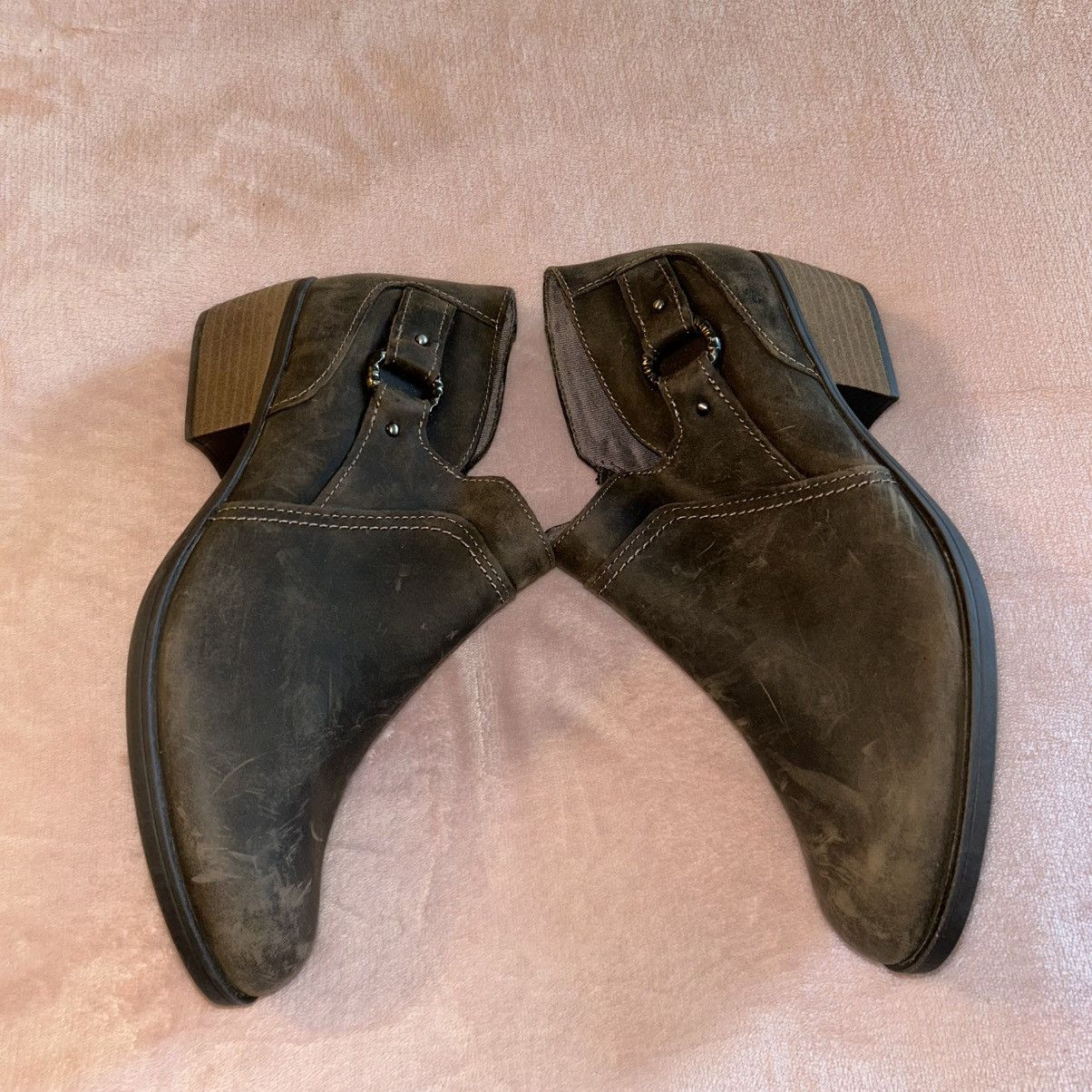 Clarks Clarks Charlten Grace brown leather booties 8.5 Size US 8.5 / IT 38.5 - 4 Thumbnail