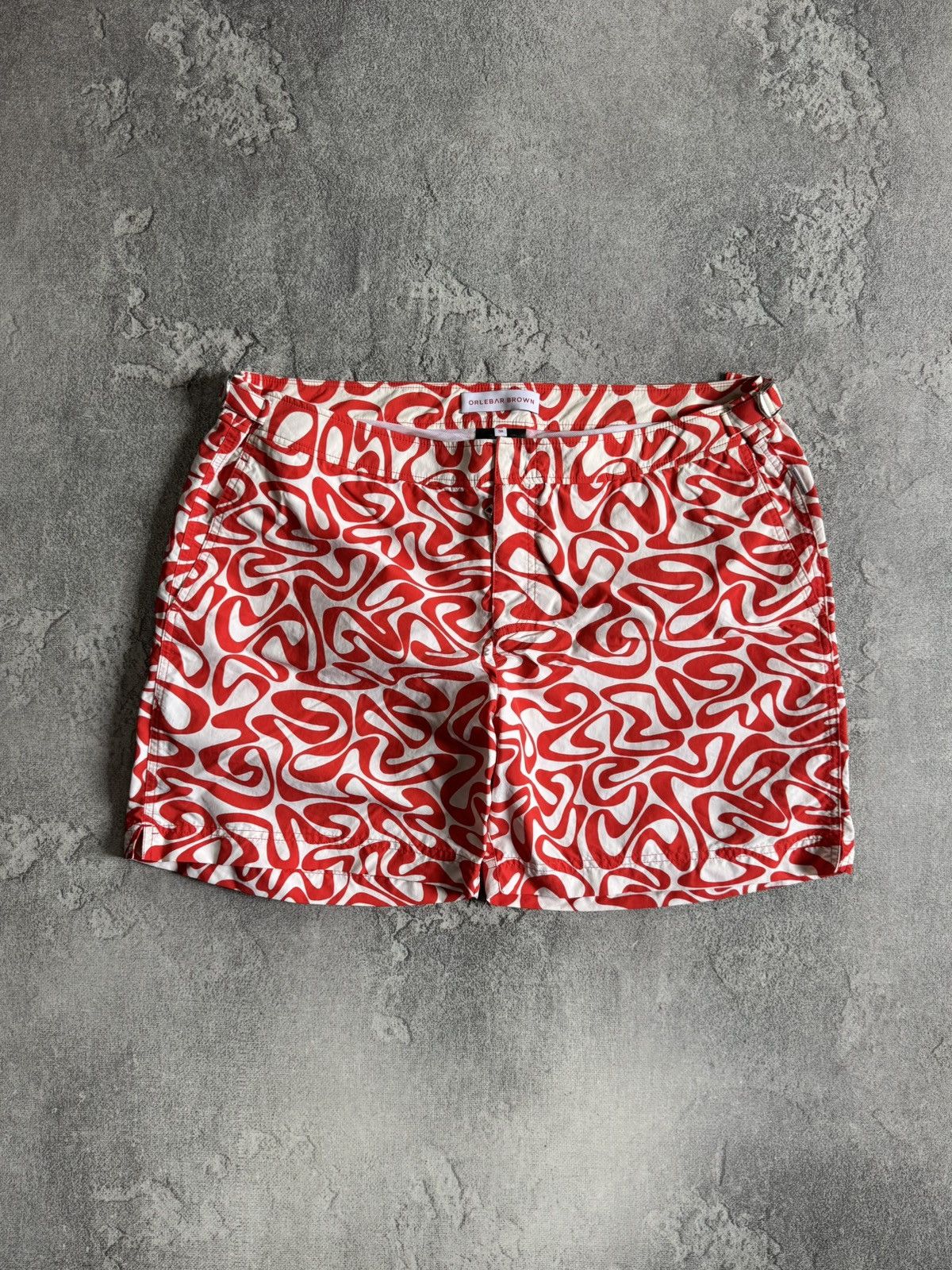 Orlebar Brown Orlebar Brown Bulldog Swim Shorts Sz 38 Abstract Swirl Print Size US 38 / EU 54 - 1 Thumbnail