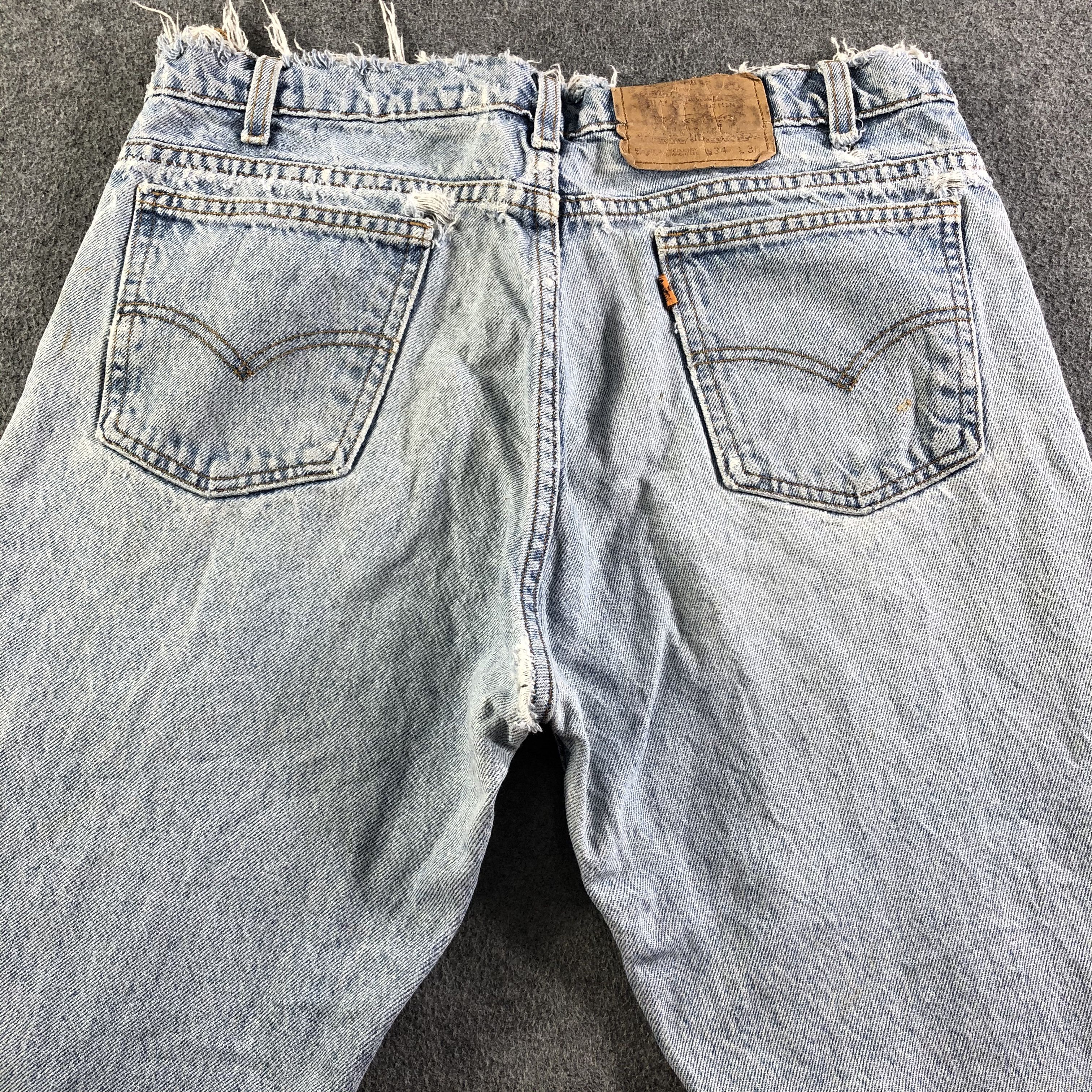 Levi's Vintage Light Wash Levis 505 Jeans-J3698 Size US 33 - 4 Thumbnail