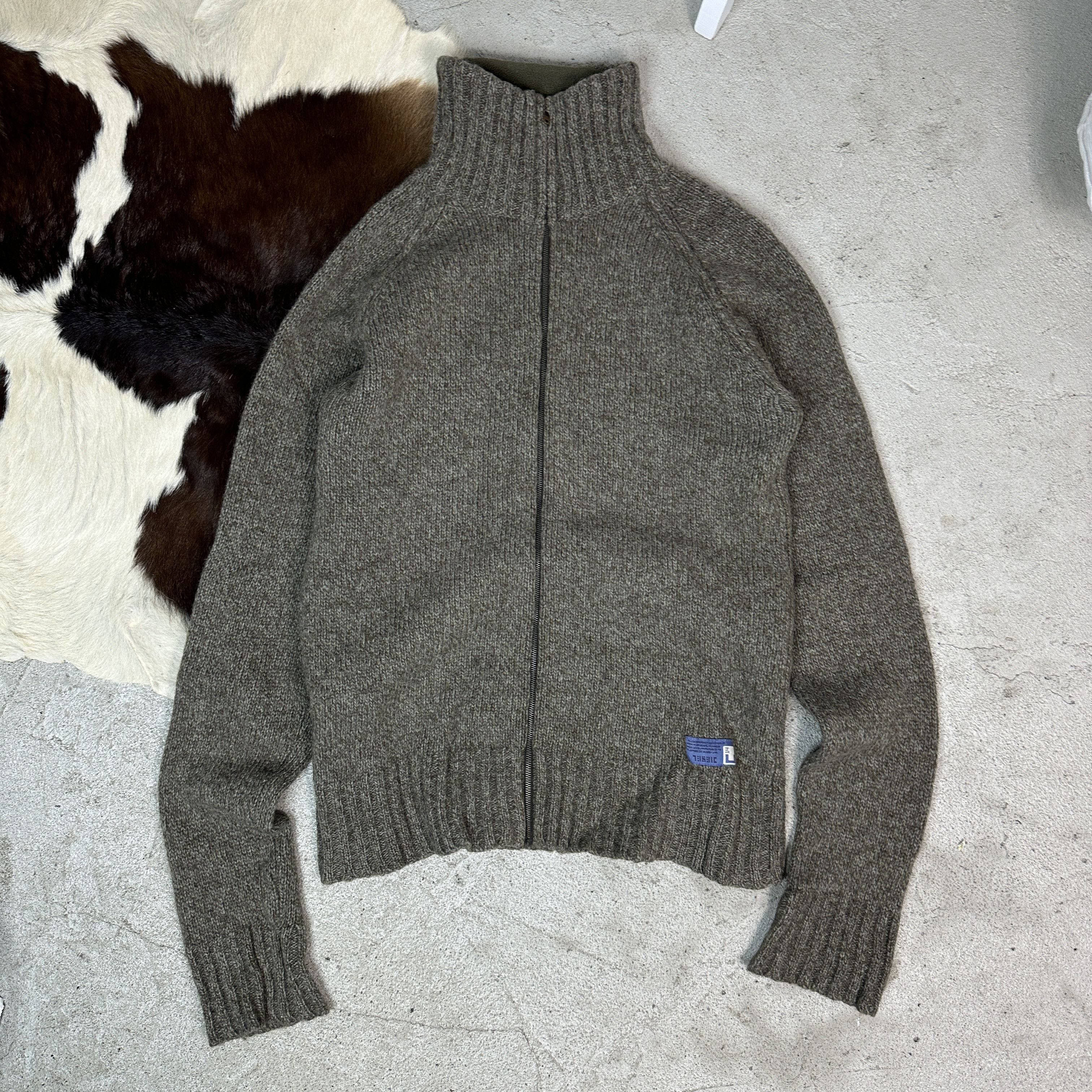 Diesel Diesel Zip Sweater Vintage Size US L / EU 52-54 / 3 - 2 Thumbnail