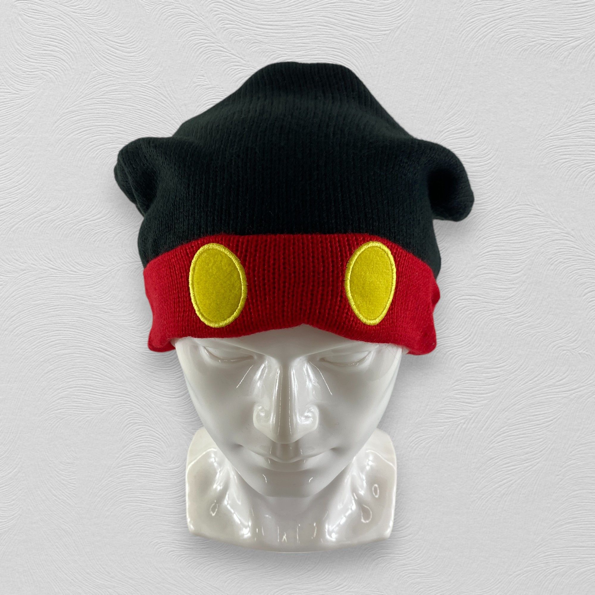 Japanese Brand Mickey Mouse Embroidery Snow Cap Hat Beanie BN635 Size ONE SIZE - 1 Thumbnail