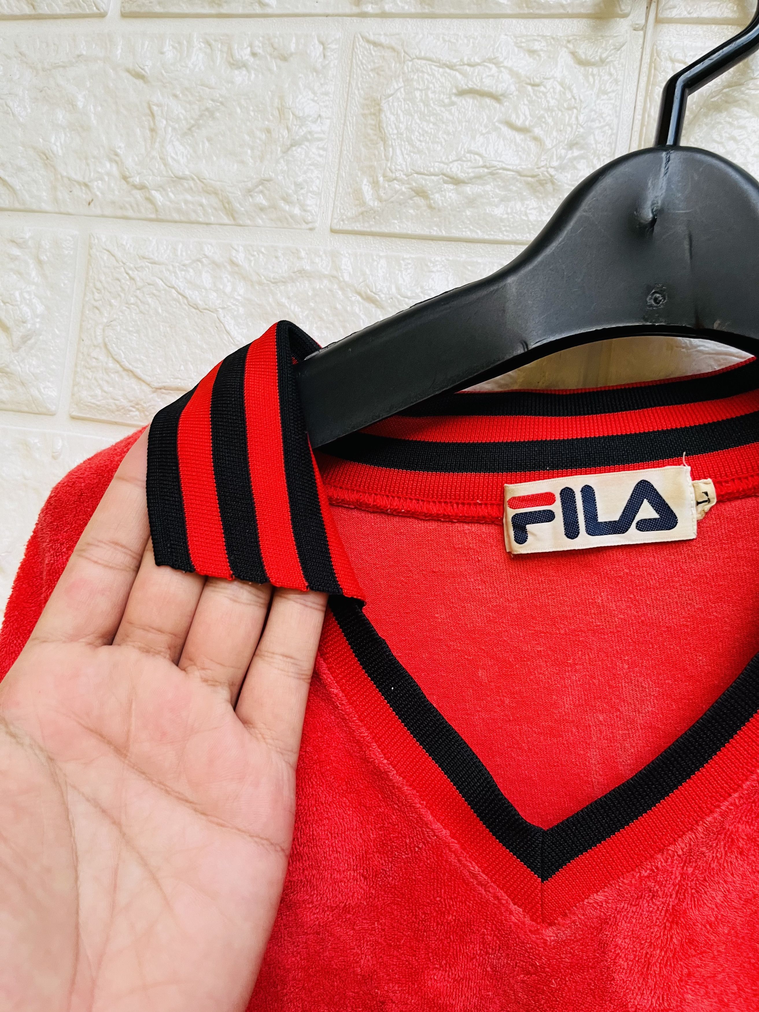 Fila × Vintage Vintage Fila Big Logo Japanese Designer Fashion Style Size US XL / EU 56 / 4 - 10 Thumbnail