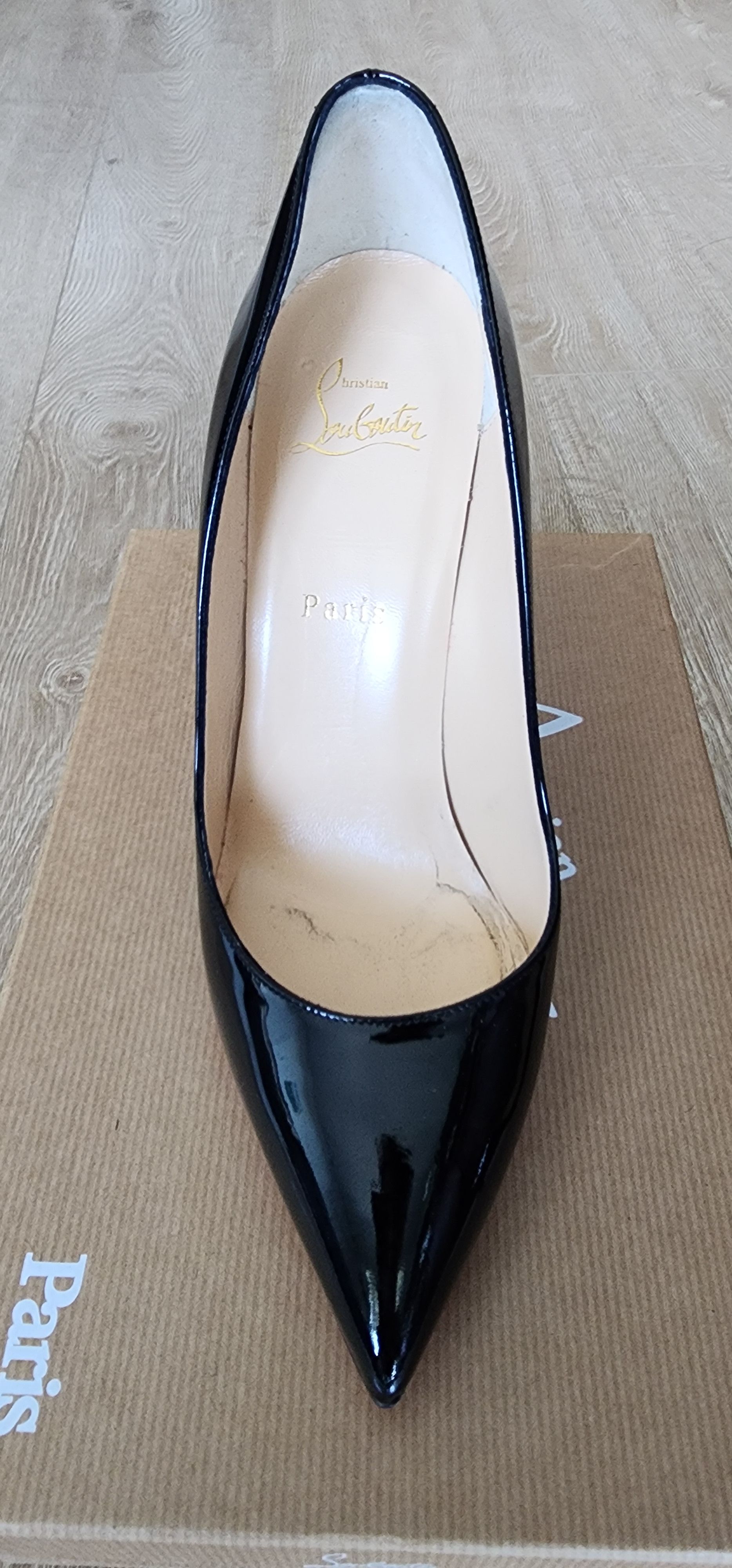 Christian Louboutin Pigalle Patent Leather Pump Size US 9.5 / IT 39.5 - 6 Thumbnail