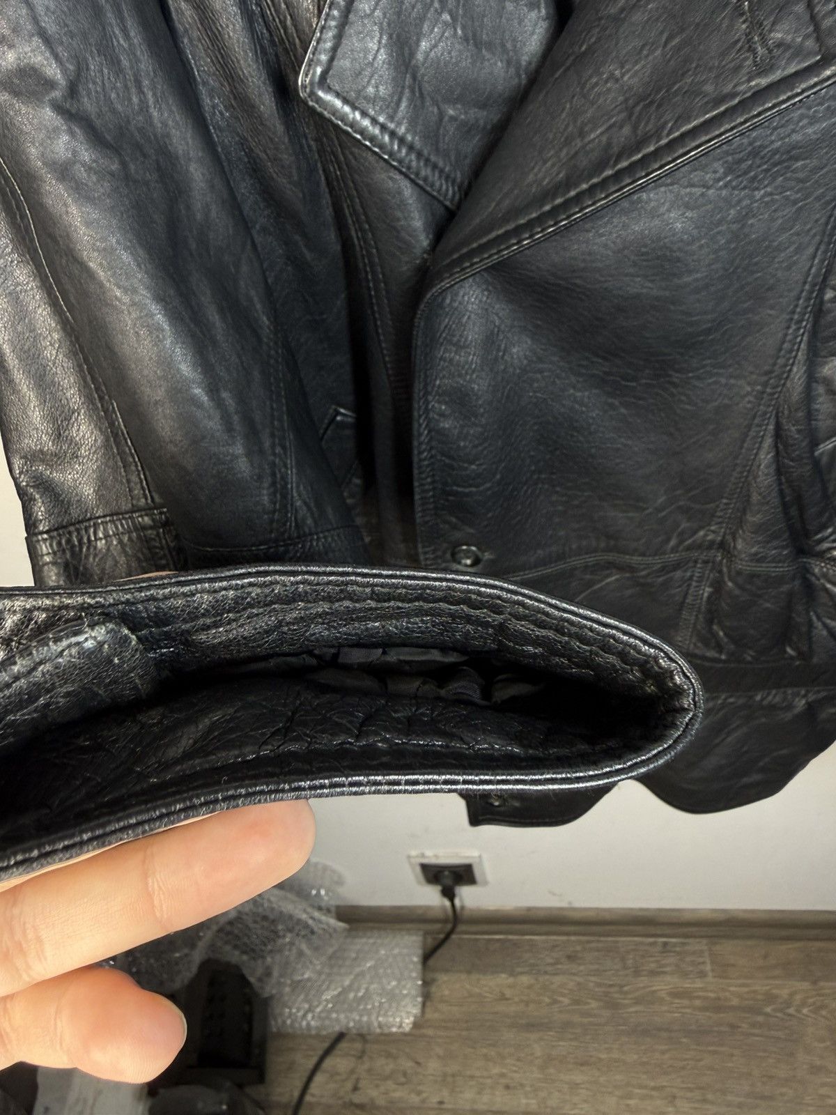 Yves Saint Laurent 90s YSL Leather Jacket Black Soft Vintage Rare Bomber Size US M / EU 48-50 / 2 - 14 Thumbnail