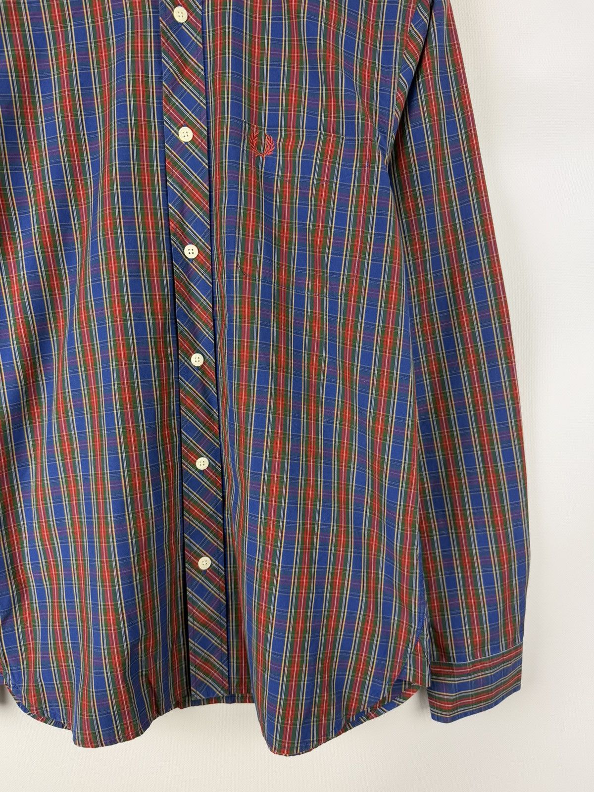 Fred Perry Fred Perry Casual Long Sleeve Checked Plaid Button Up Shirt Size US S / EU 44-46 / 1 - 6 Thumbnail