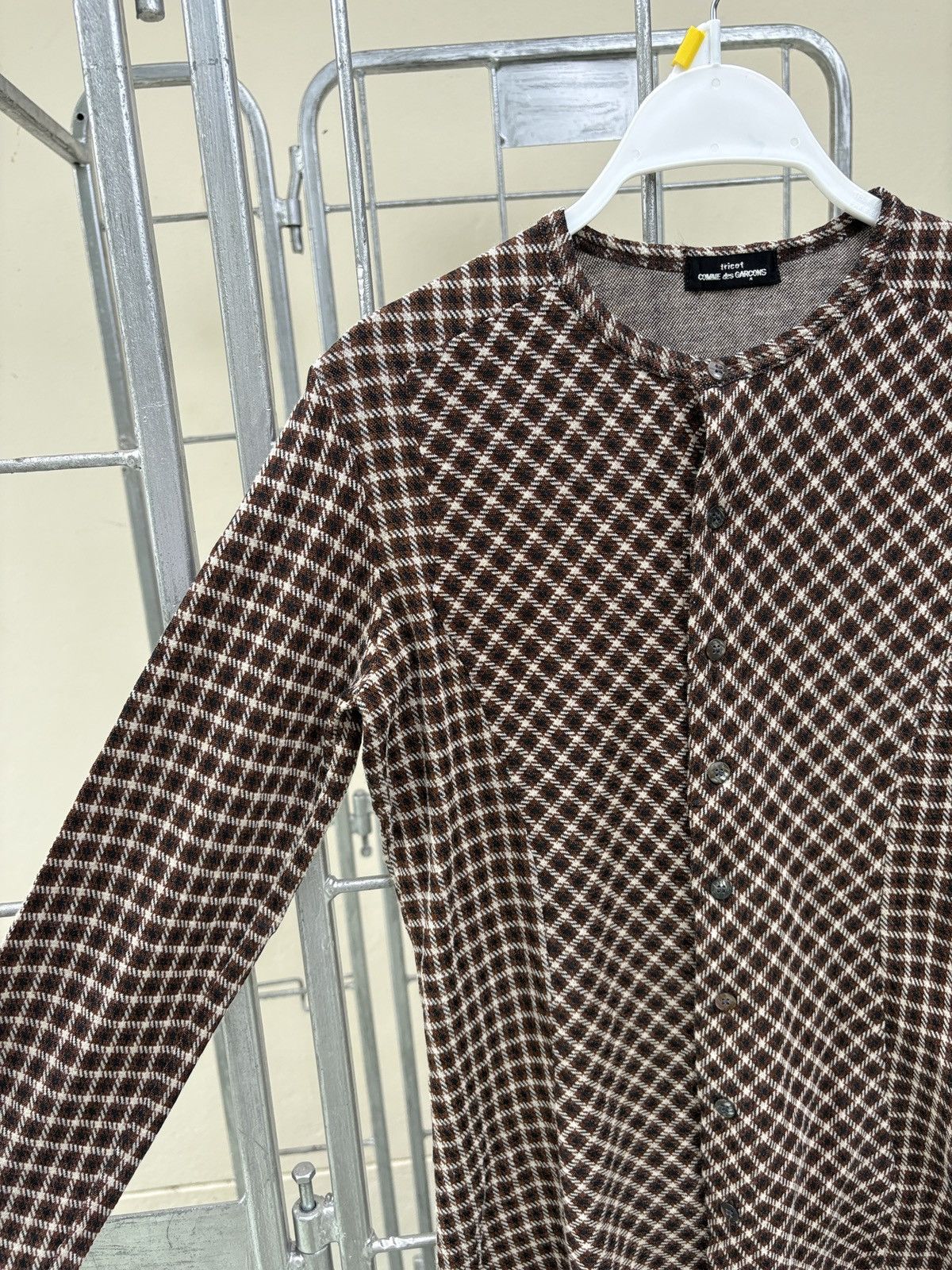 Tricot Comme des Garcons Comme des Garcons plaid bottom up long sleeves tee Size M / US 6-8 / IT 42-44 - 6 Thumbnail