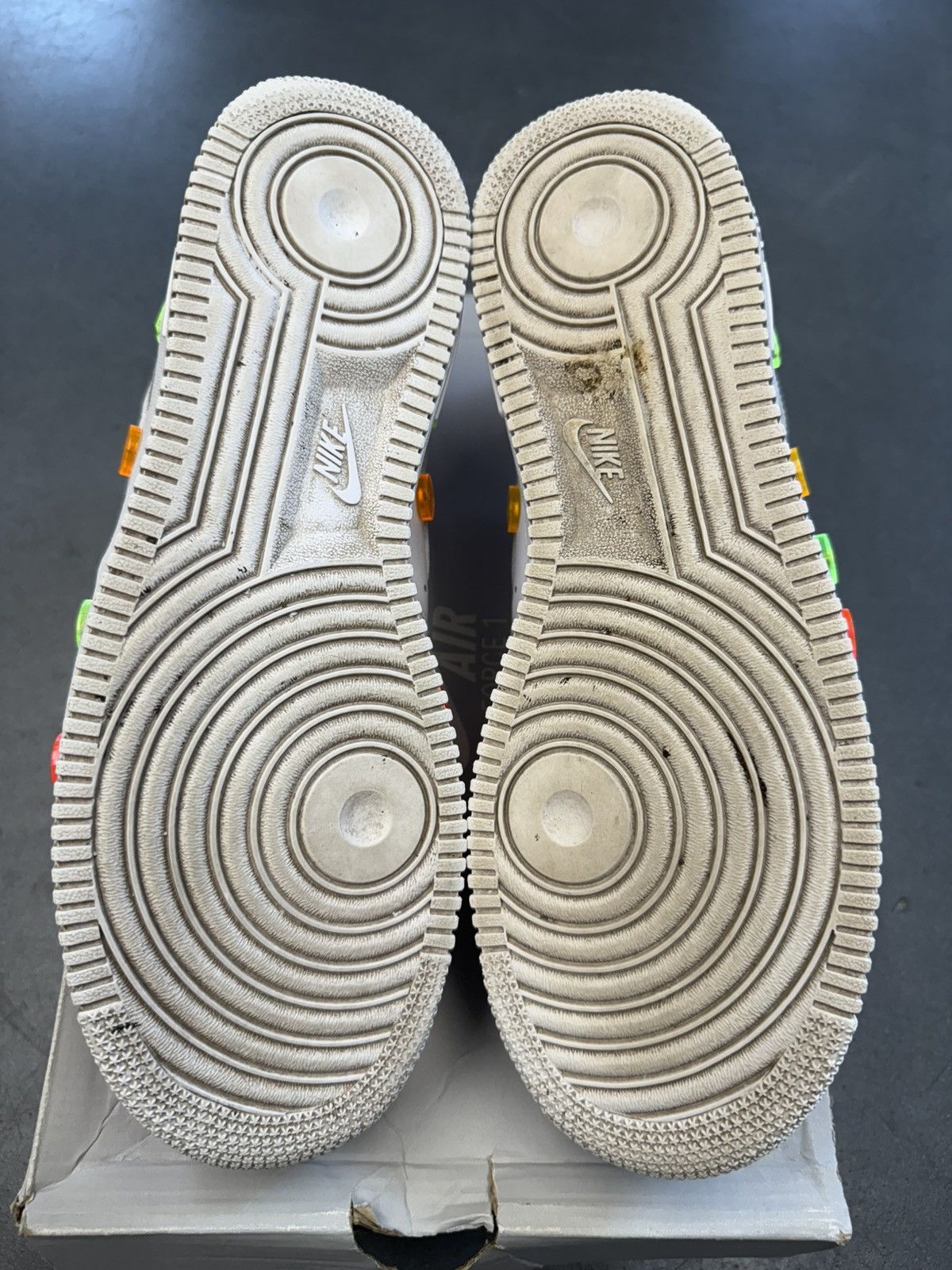 Nike 2019 Nike Air Force Flight Club Custom TBD In Progress Size US 10 / EU 43 - 11 Thumbnail