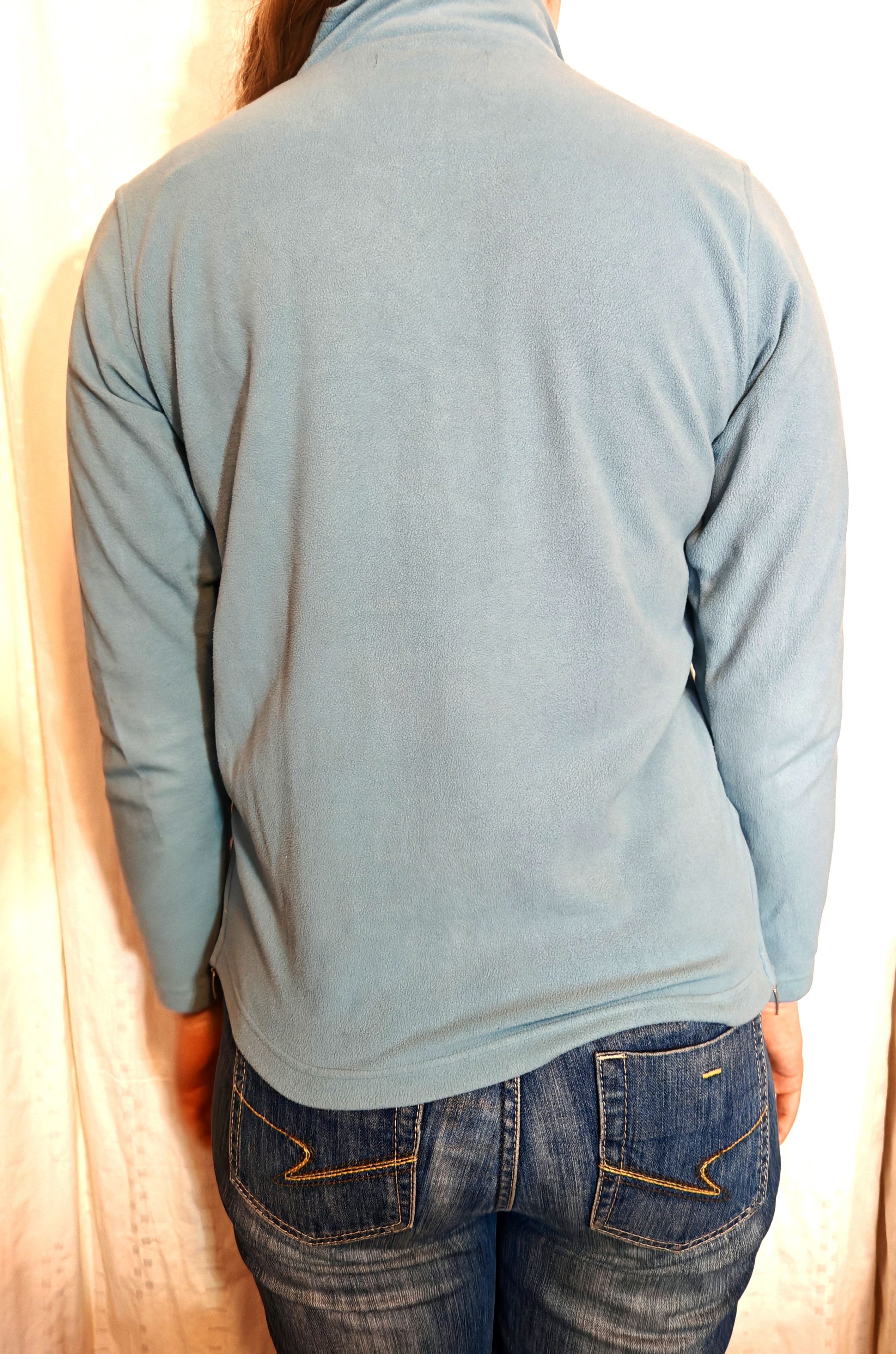 Barbour Barbour Baby Blue Zip-up Fleece Jacket with Pockets Preppy Size M / US 6-8 / IT 42-44 - 2 Thumbnail