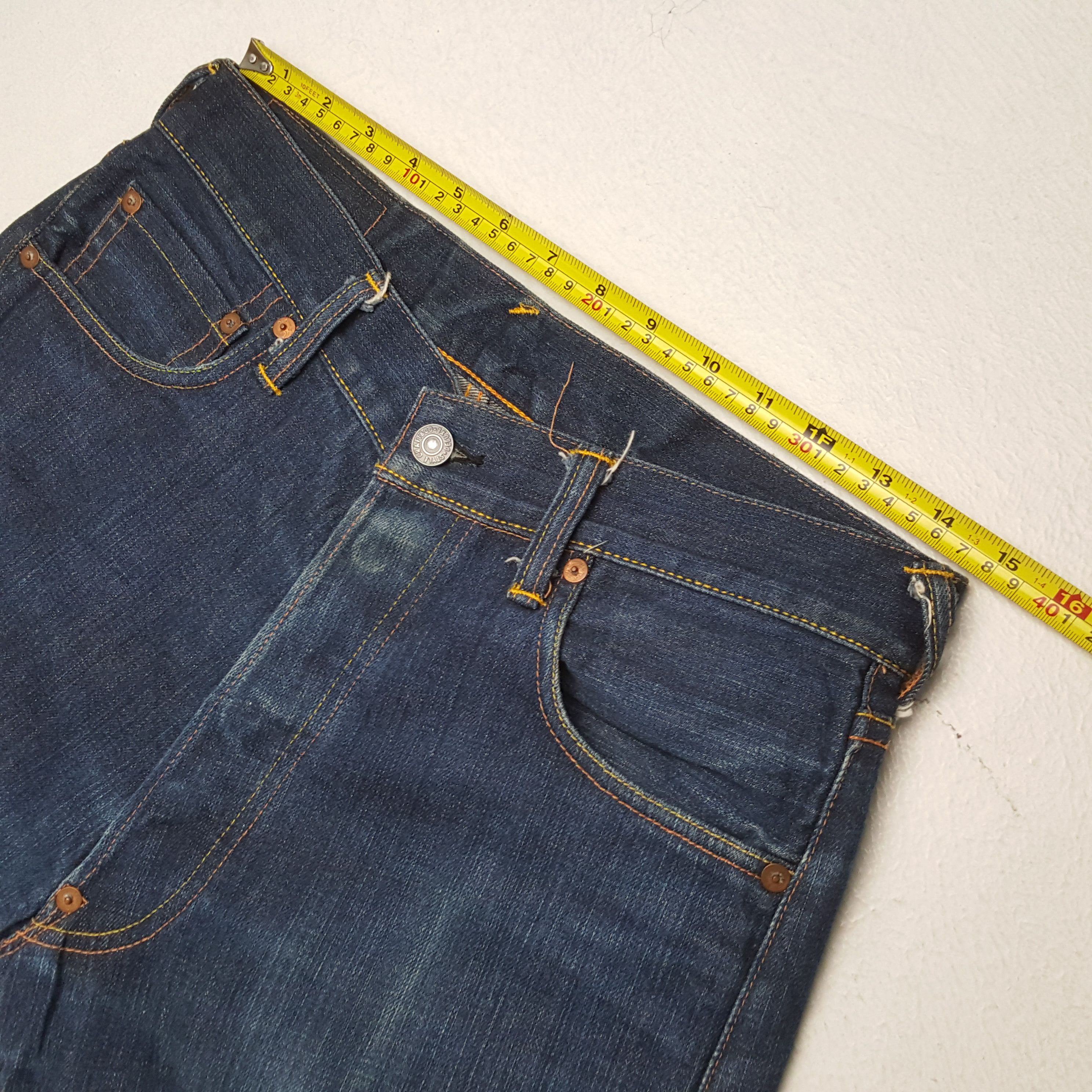 Evisu EVISU Japanese Brand Streetwear Custom Daicock Jeans Size US 29 - 7 Thumbnail