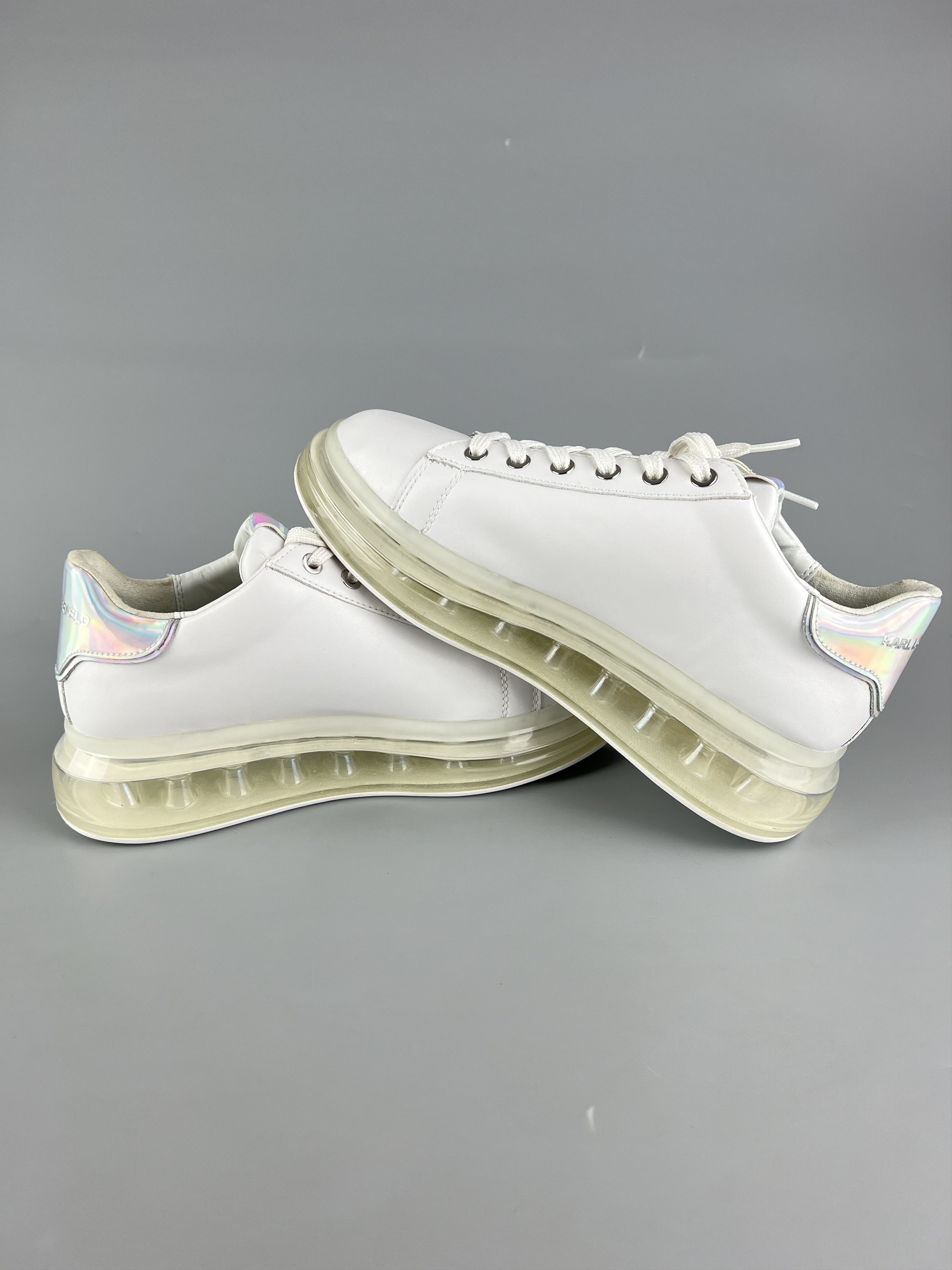 Karl Lagerfeld Karl Lagerfeld Karl Women's Leather Sneakers Size US 9 / IT 39 - 5 Thumbnail