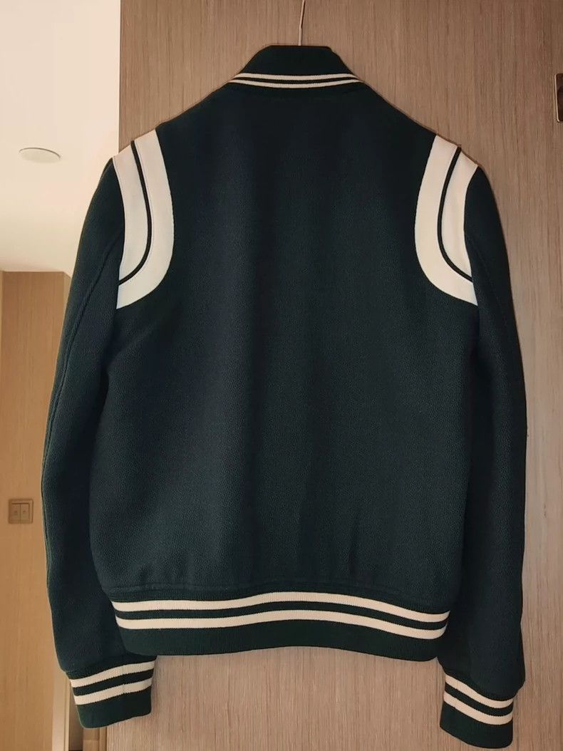 Saint Laurent Paris saint laurent parisGreen Baseball Jacket 2503-Nextarrow Size US S / EU 44-46 / 1 - 2 Thumbnail