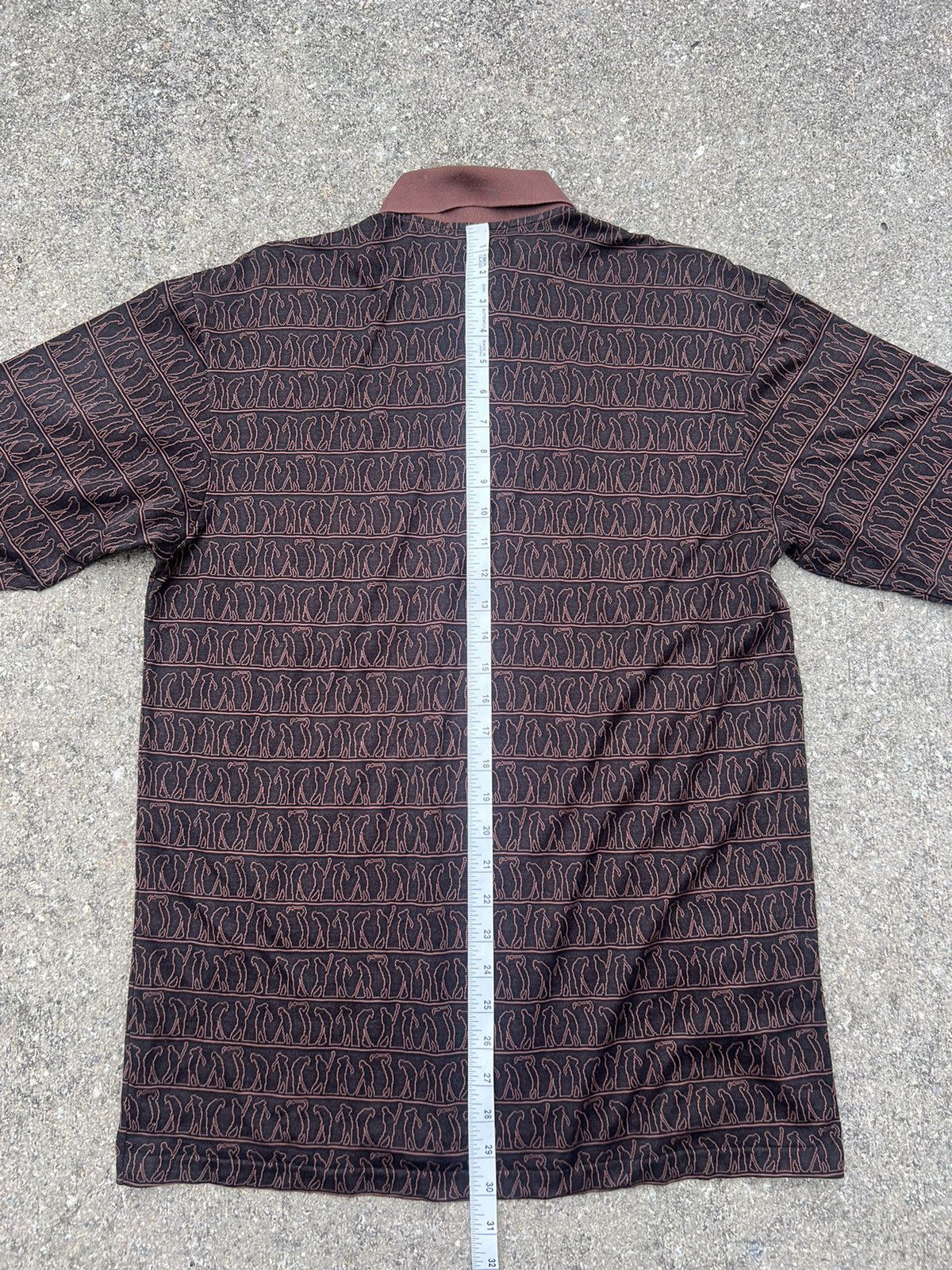 Vintage Givenchy Made in Italy Golfer Monogram Polo Shirt Size US L / EU 52-54 / 3 - 4 Thumbnail