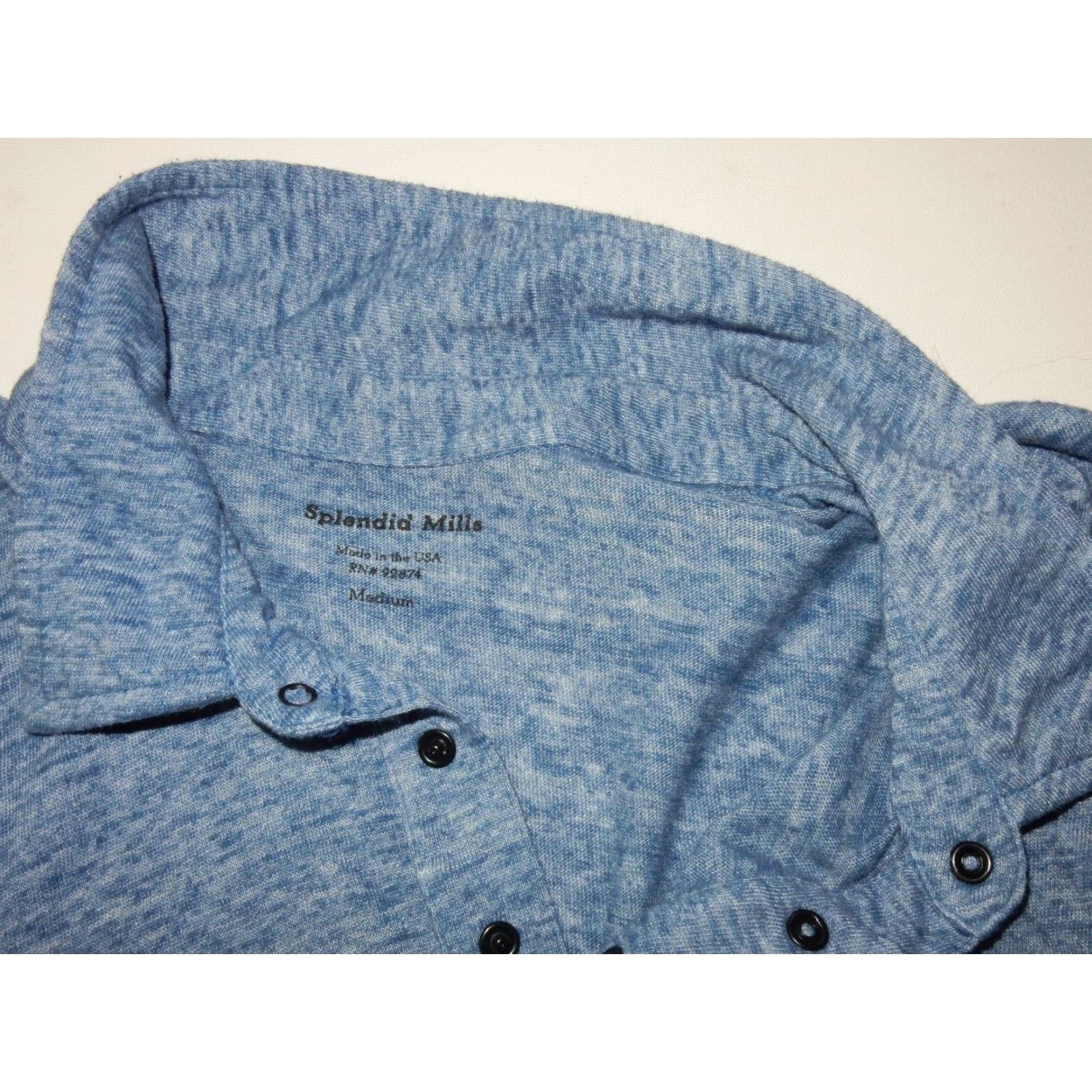 Splendid Splendid Mills Men's Polo Shirt Size M Short Sleeve Blue 2000s Casual Department Mens Size US M / EU 48-50 / 2 - 4 Thumbnail