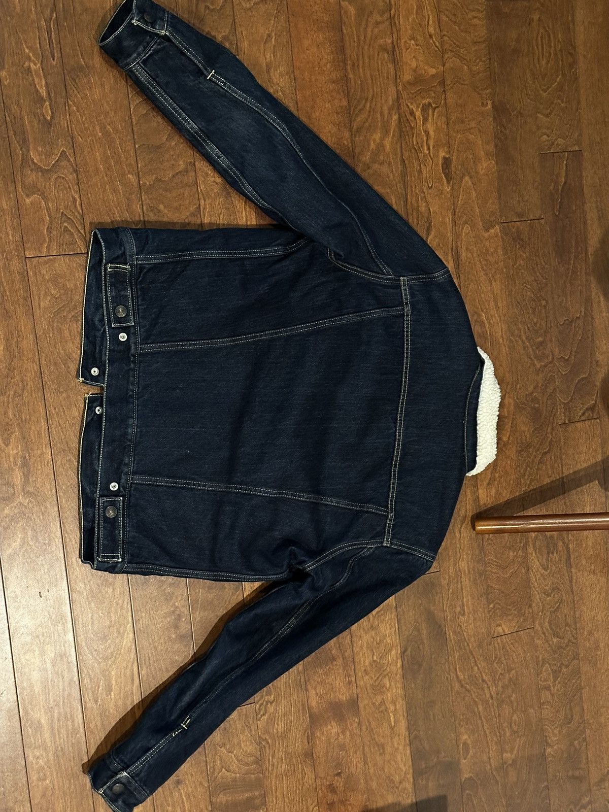 Levi's Levi's Denim Red Tab Sherpa Wool Lined Trucker Jacket Men Size US M / EU 48-50 / 2 - 2 Thumbnail